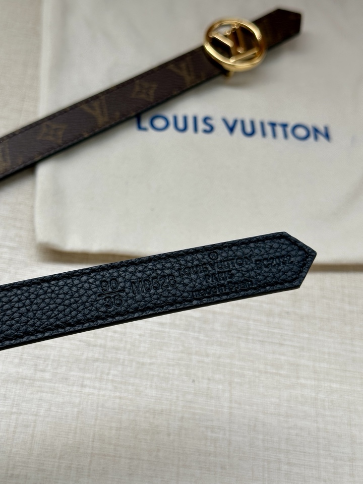 Louis Vuitton Female Basic Belt Cow Leather S-m-l
