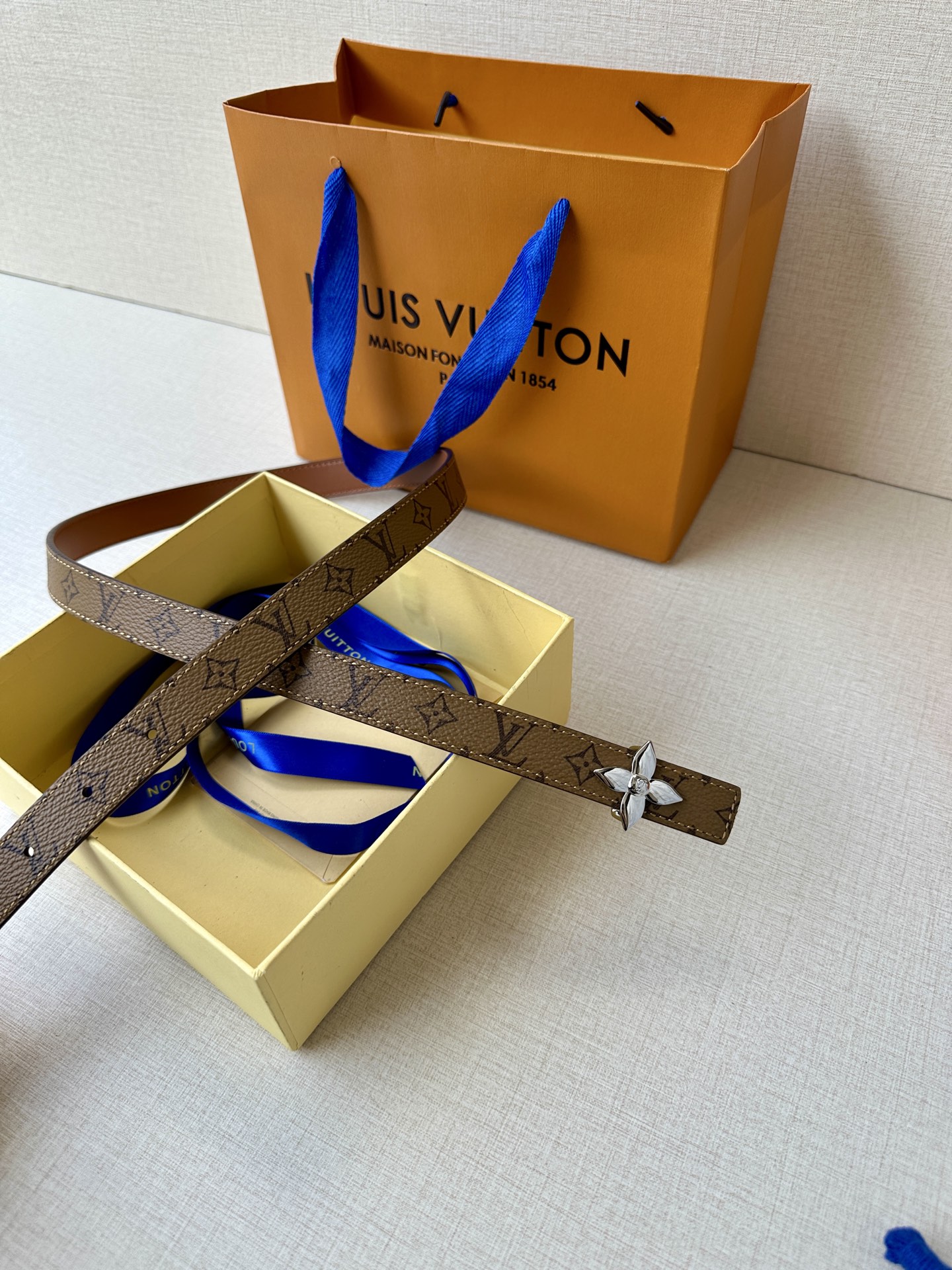 Louis Vuitton Female Basic Belt Cow Leather S-m-l
