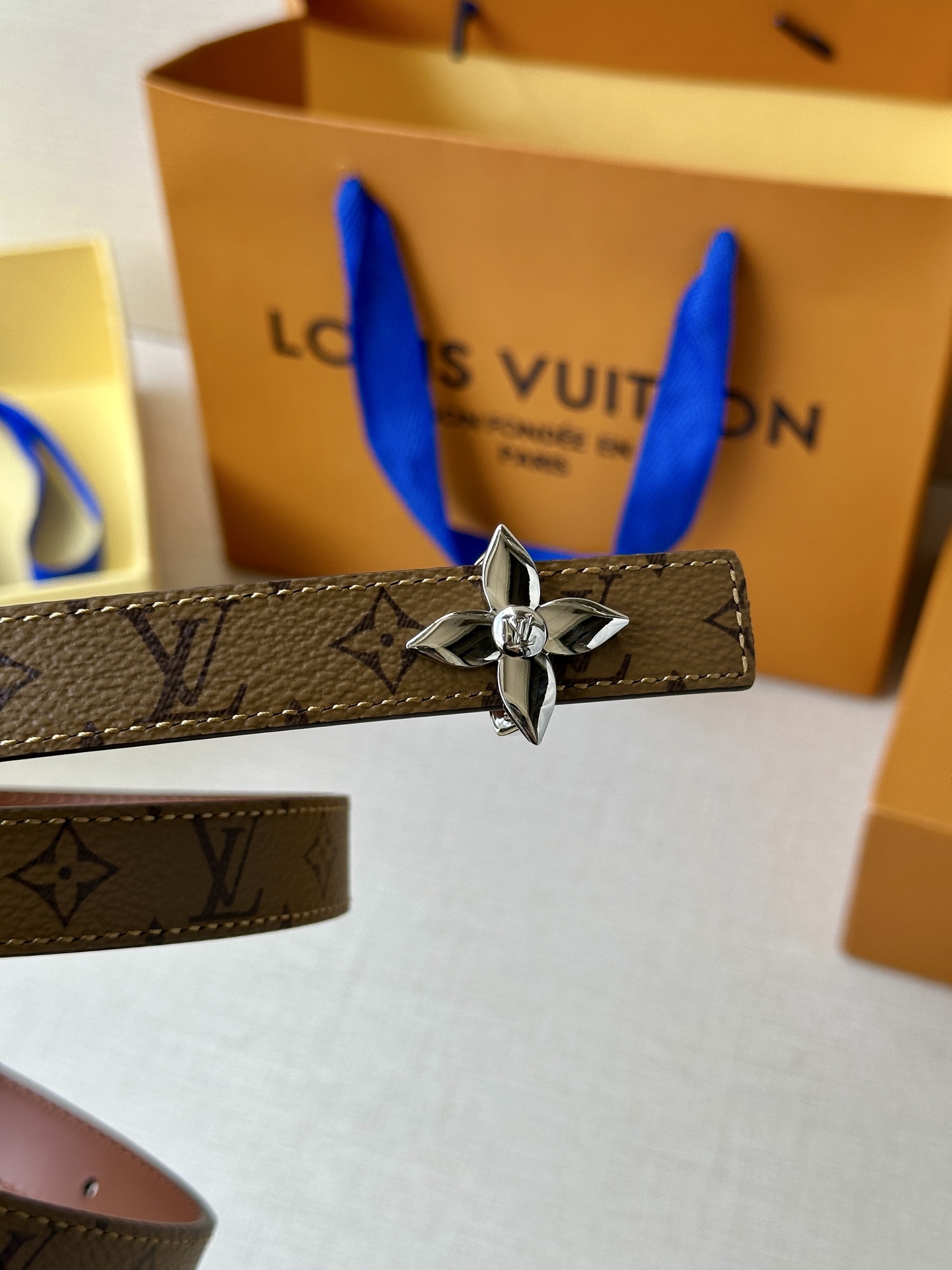 Louis Vuitton Female Basic Belt Cow Leather S-m-l