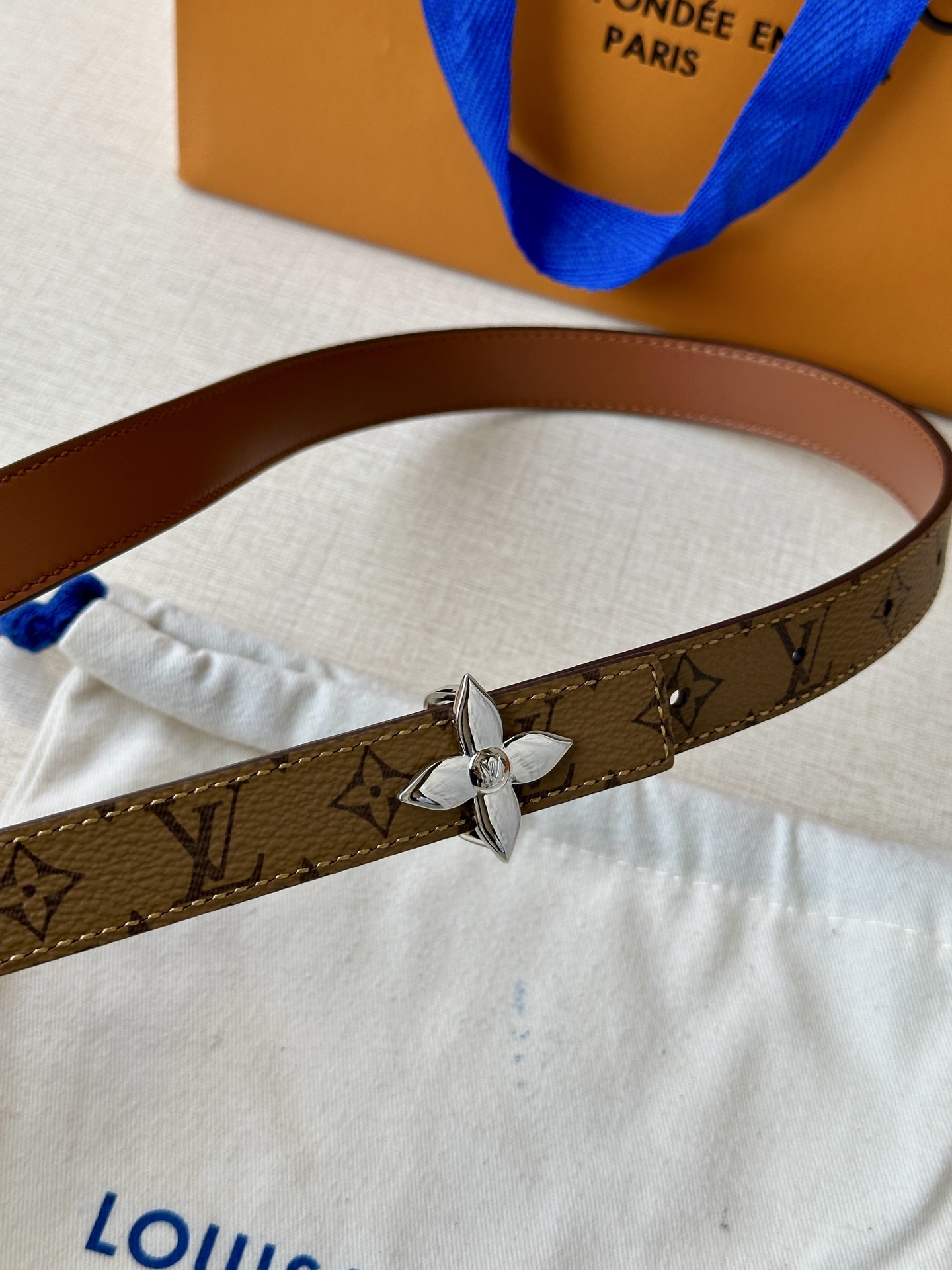 Louis Vuitton Female Basic Belt Cow Leather S-m-l
