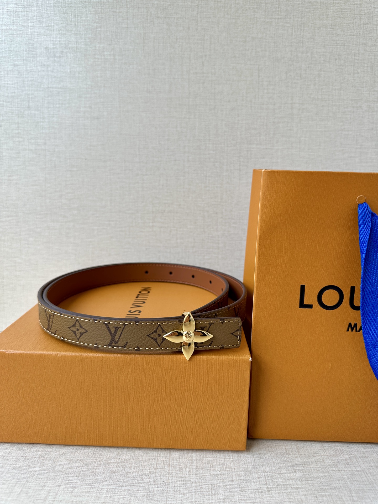 Louis Vuitton Female Basic Belt Cow Leather S-m-l