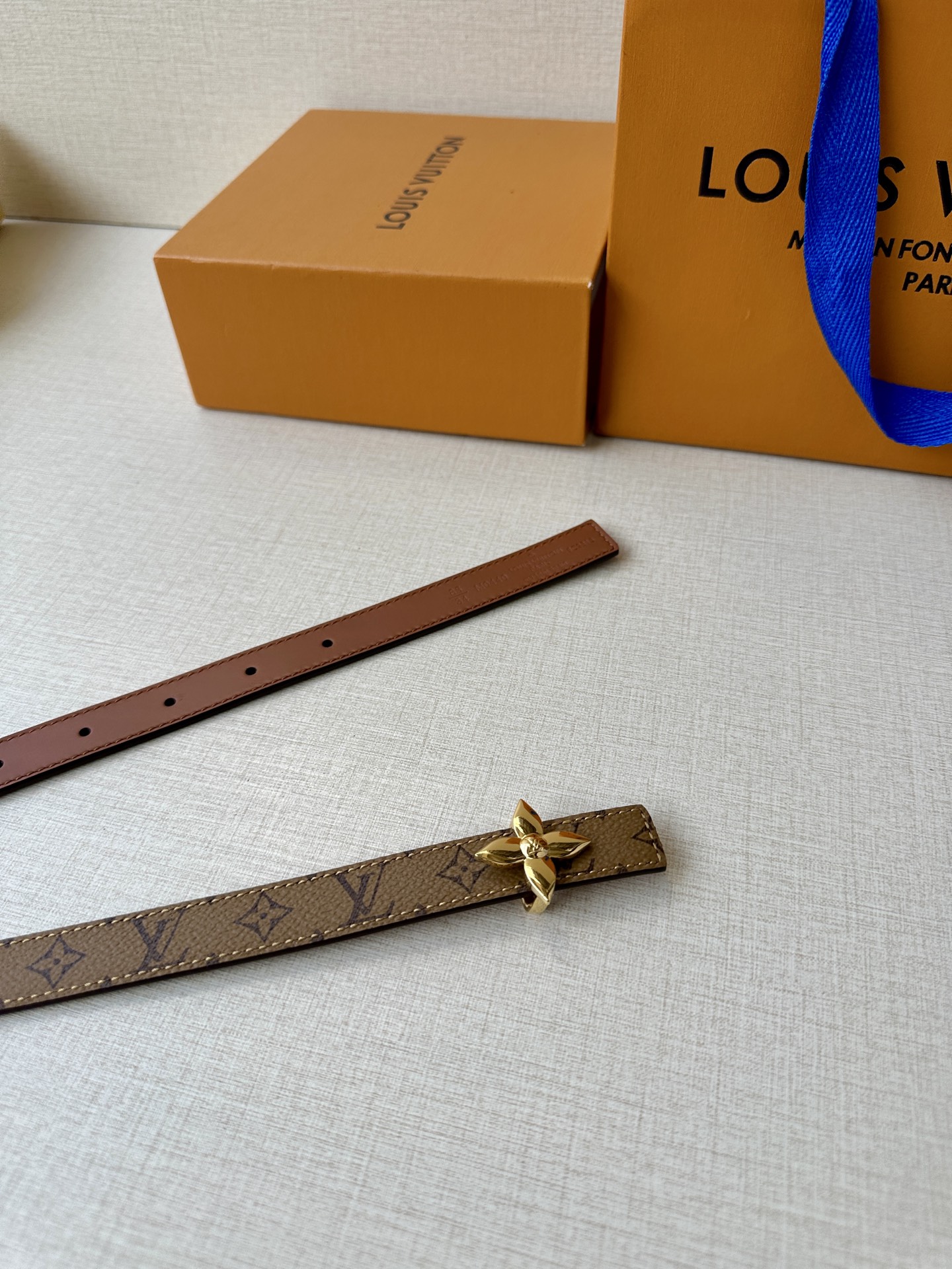 Louis Vuitton Female Basic Belt Cow Leather S-m-l