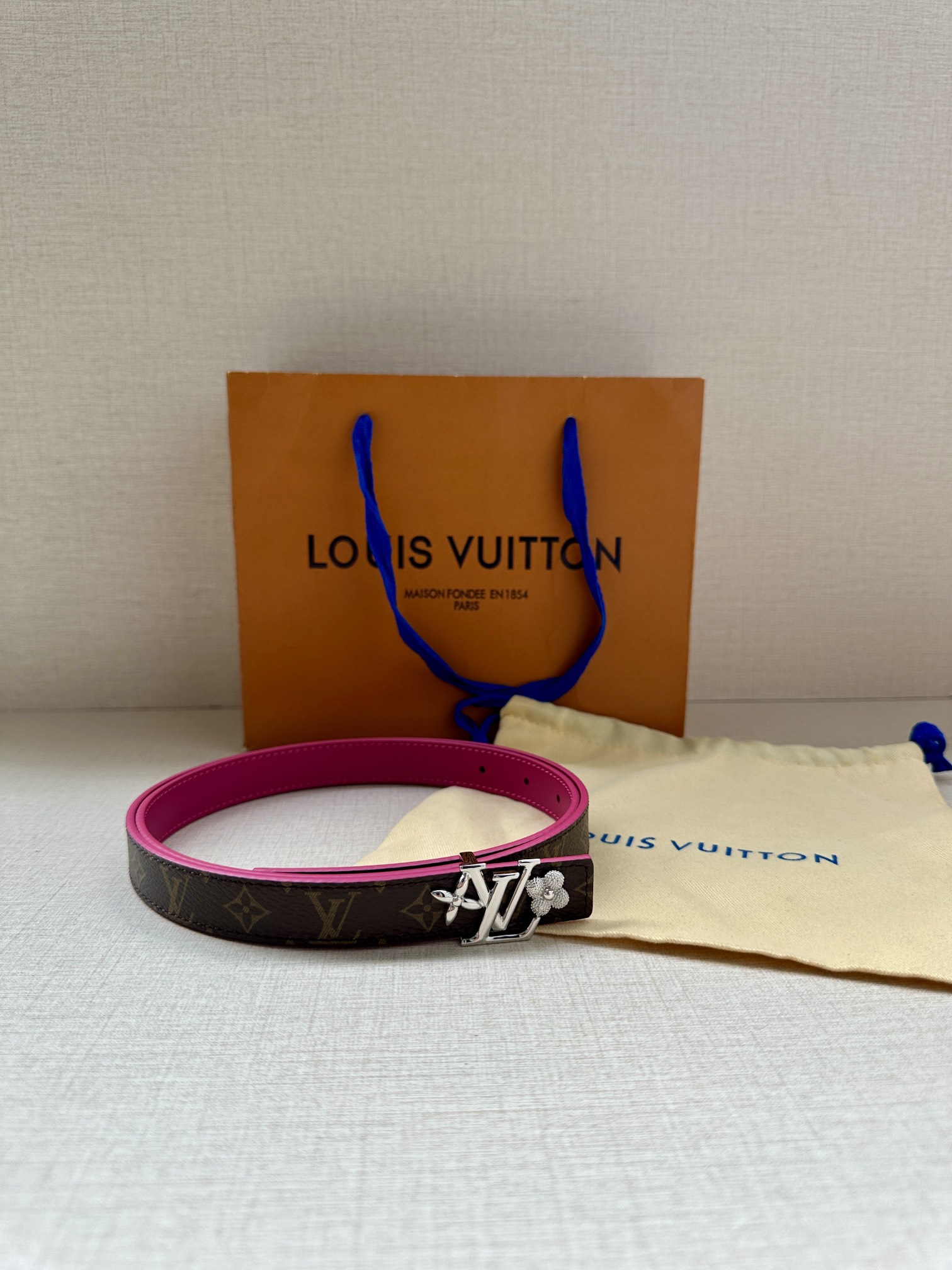 Louis Vuitton Female Basic Belt Cow Leather S-m-l