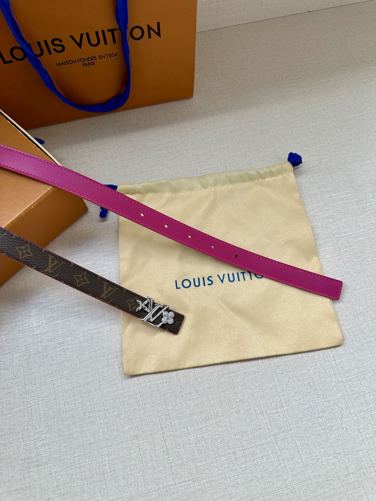 Louis Vuitton Female Basic Belt Cow Leather S-m-l