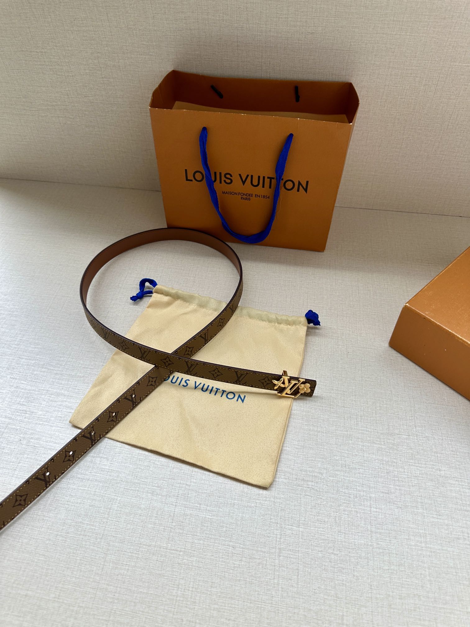 Louis Vuitton Female Basic Belt Cow Leather S-m-l