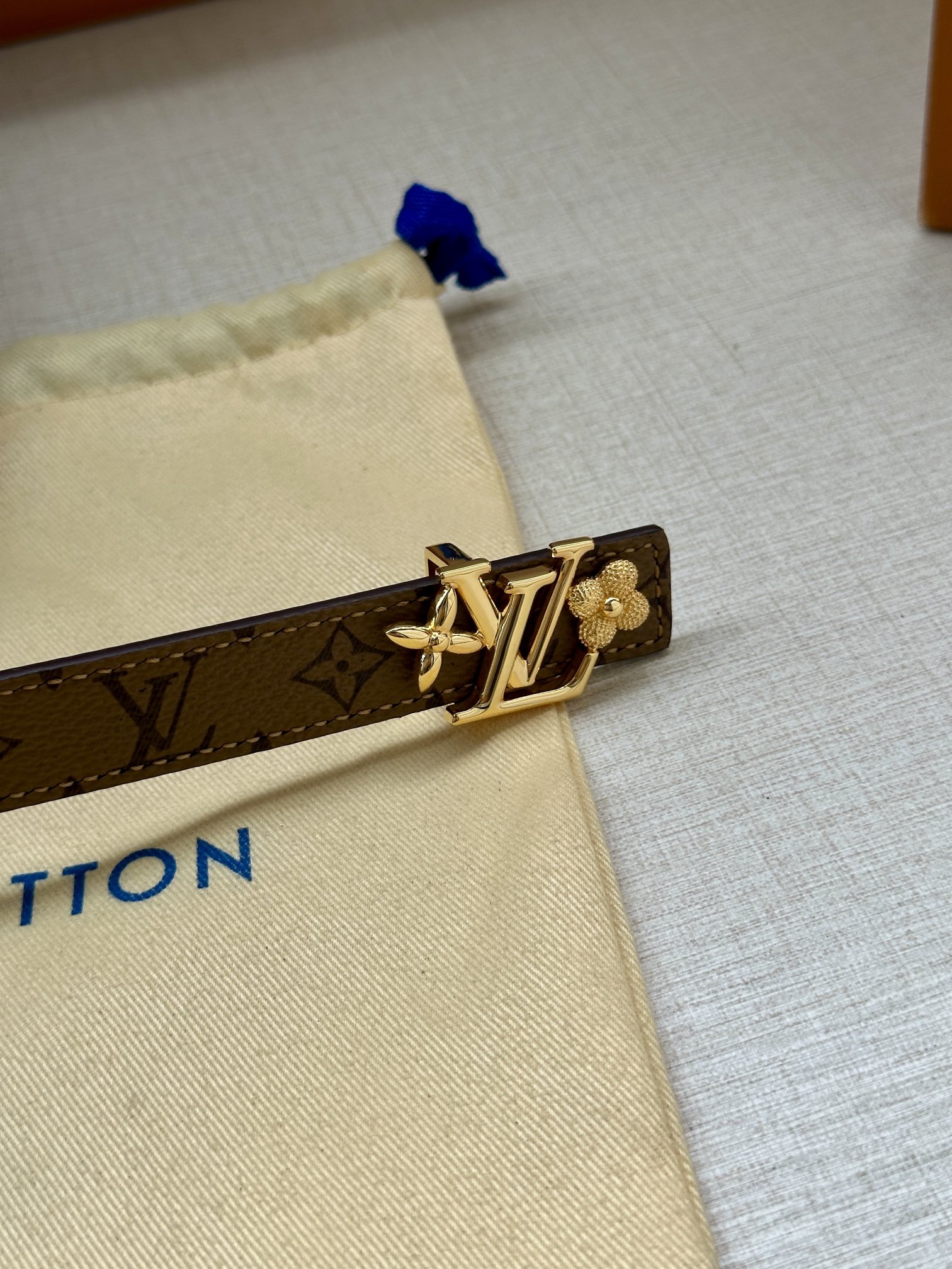 Louis Vuitton Female Basic Belt Cow Leather S-m-l