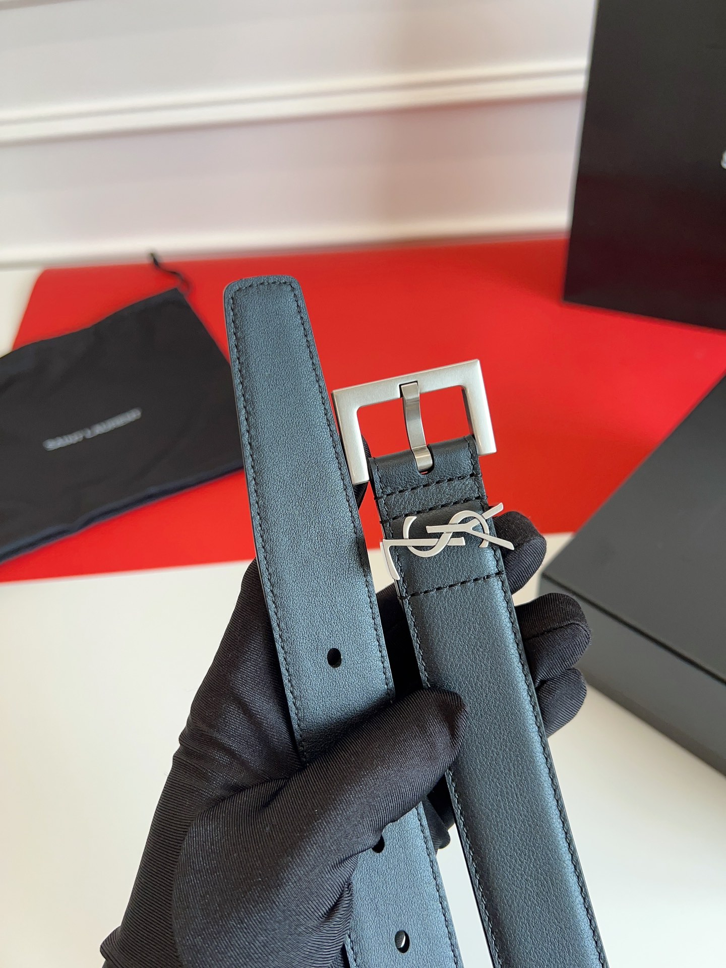 Saint Laurent Female Basic Belt M