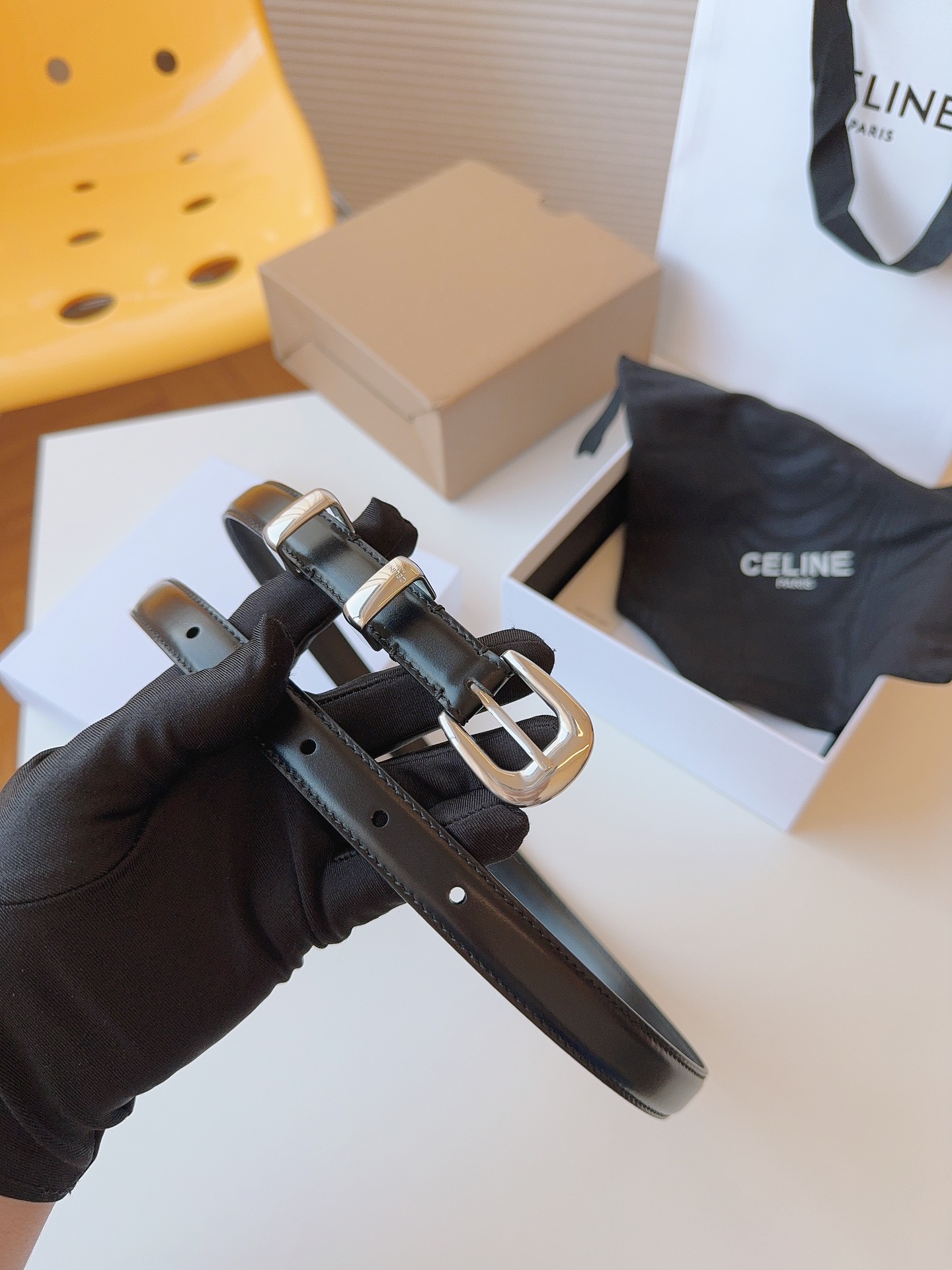 Celine Female Leather Belt 18mm-25mm-l