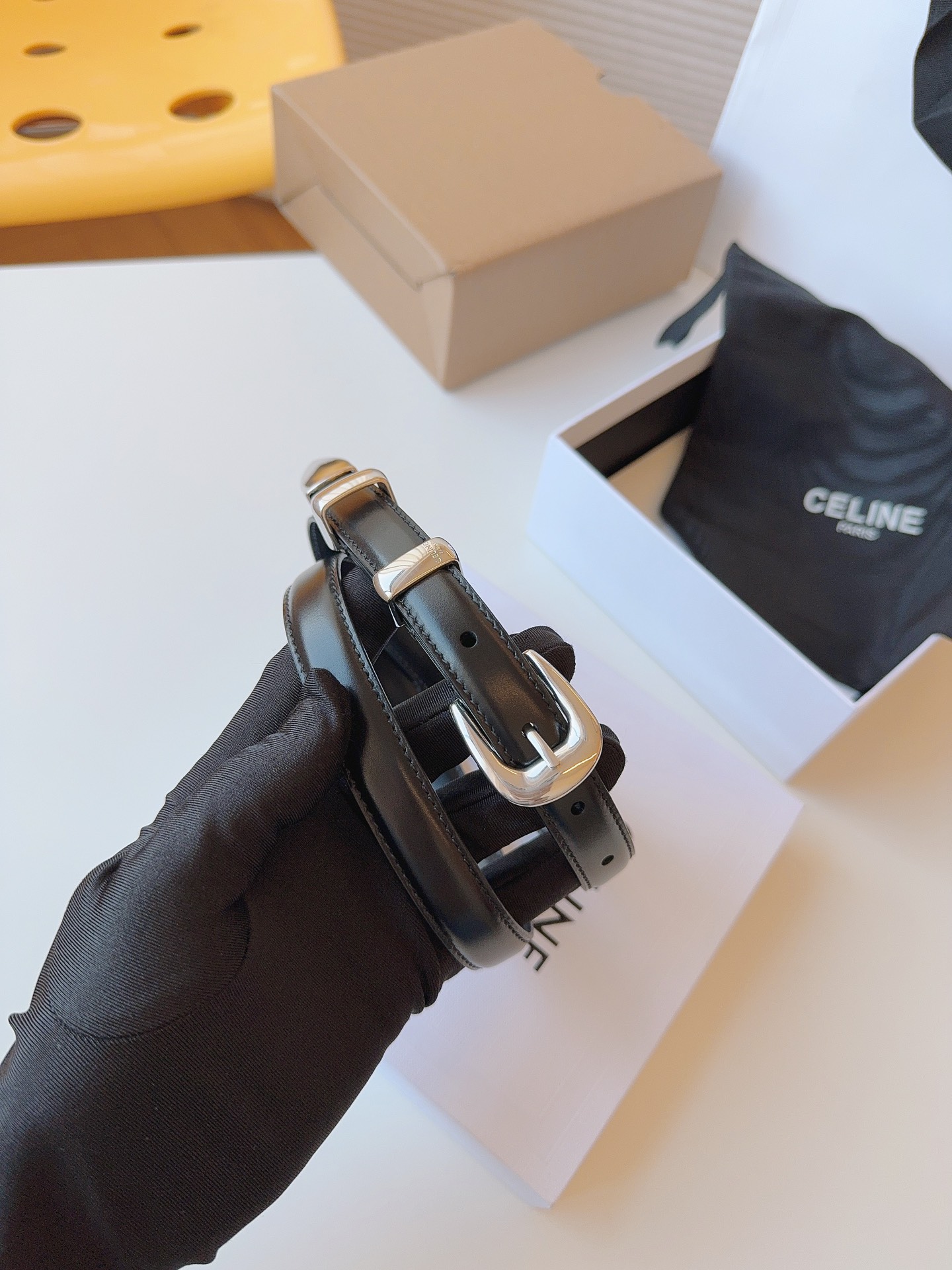 Celine Female Leather Belt 18mm-25mm-l