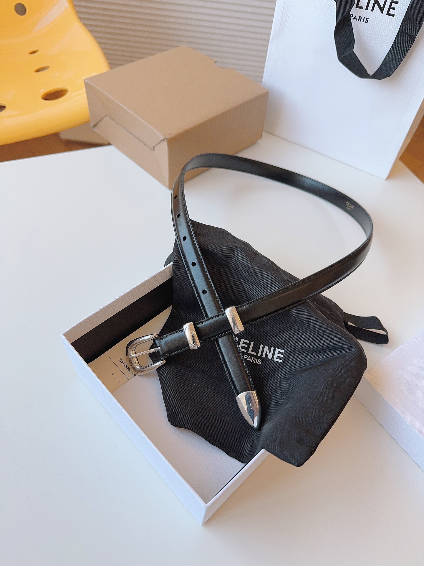 Celine Female Leather Belt 18mm-25mm-l