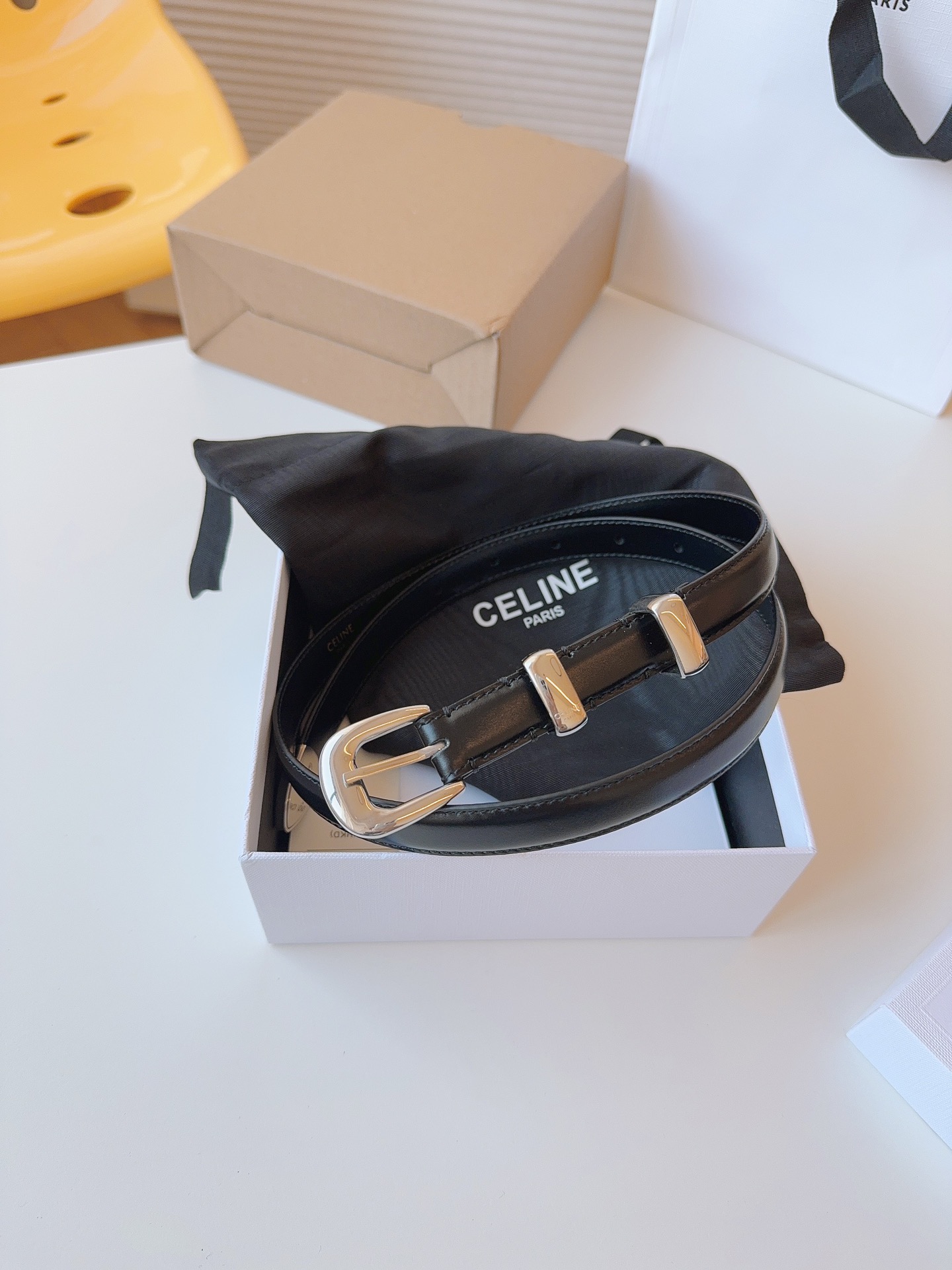 Celine Female Leather Belt 18mm-25mm-l