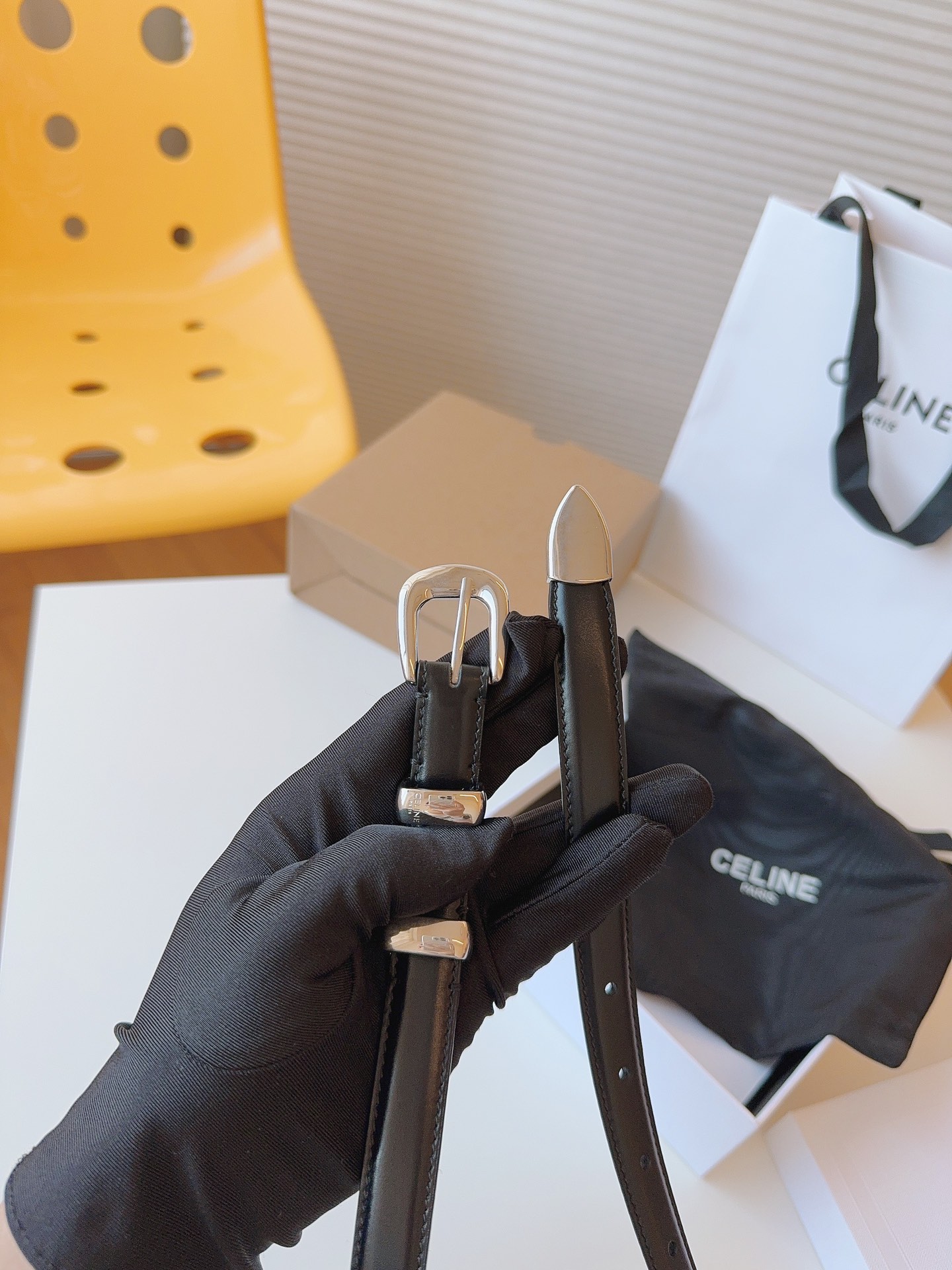 Celine Female Leather Belt 18mm-25mm-l