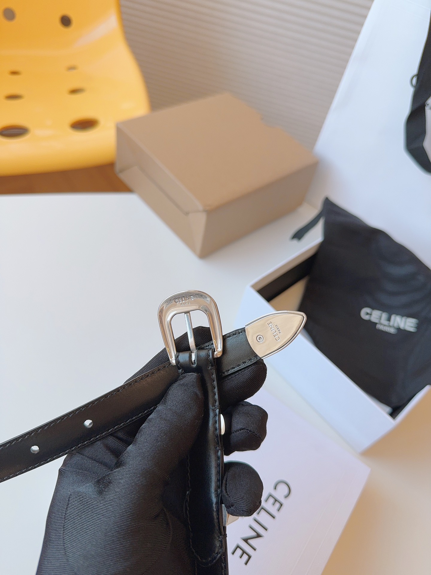 Celine Female Leather Belt 18mm-25mm-l