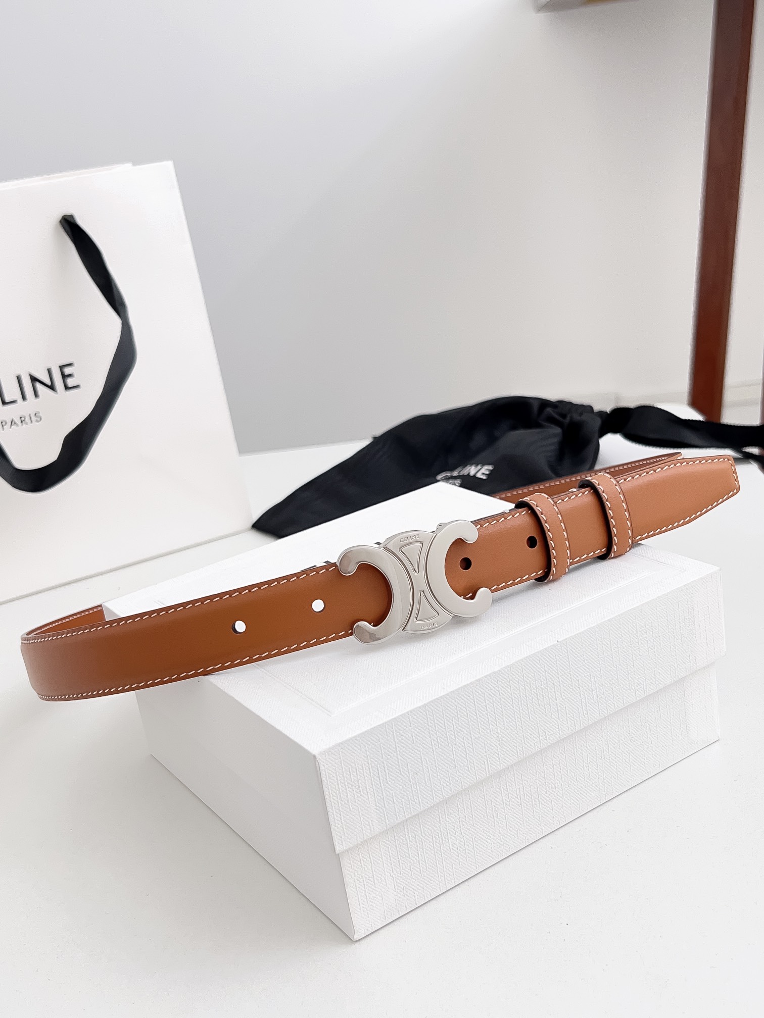 Celine Female Basic Belt Cow Leather M-l