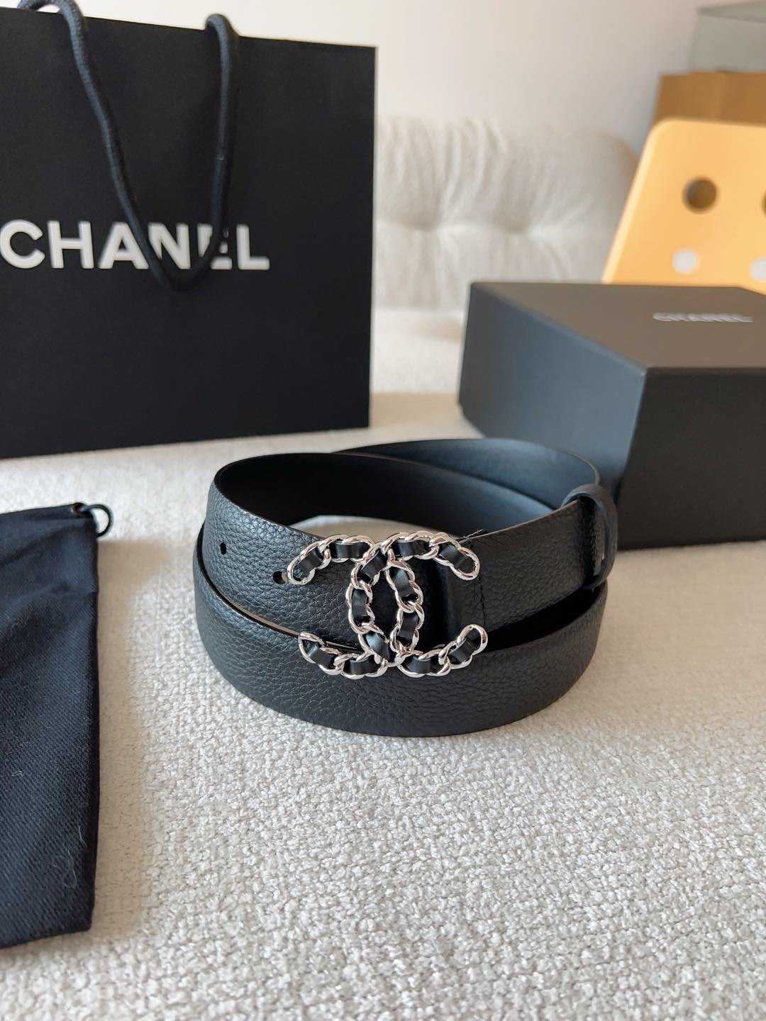Chanel Female Basic Belt Cow Leather M-l