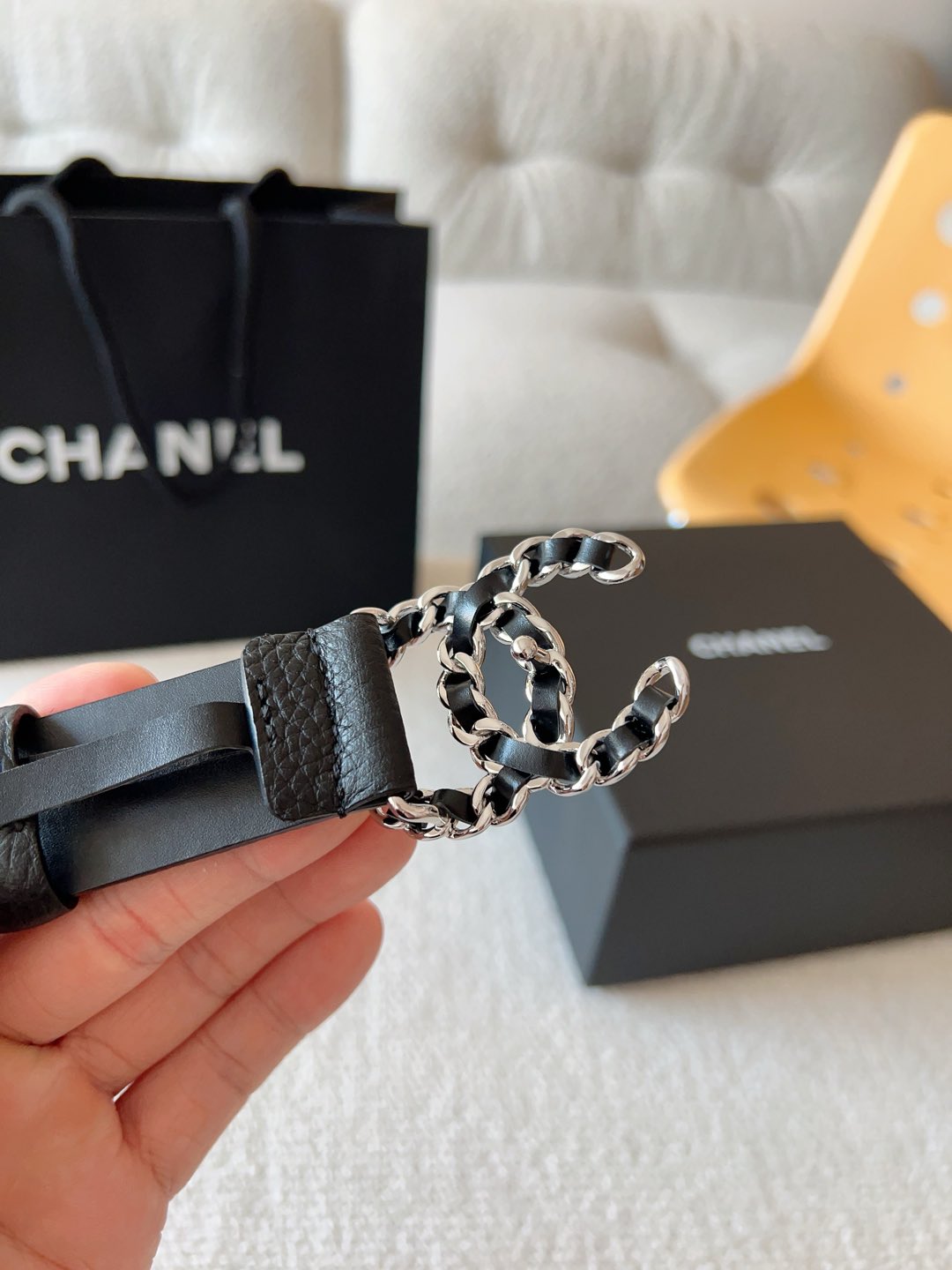 Chanel Female Basic Belt Cow Leather M-l