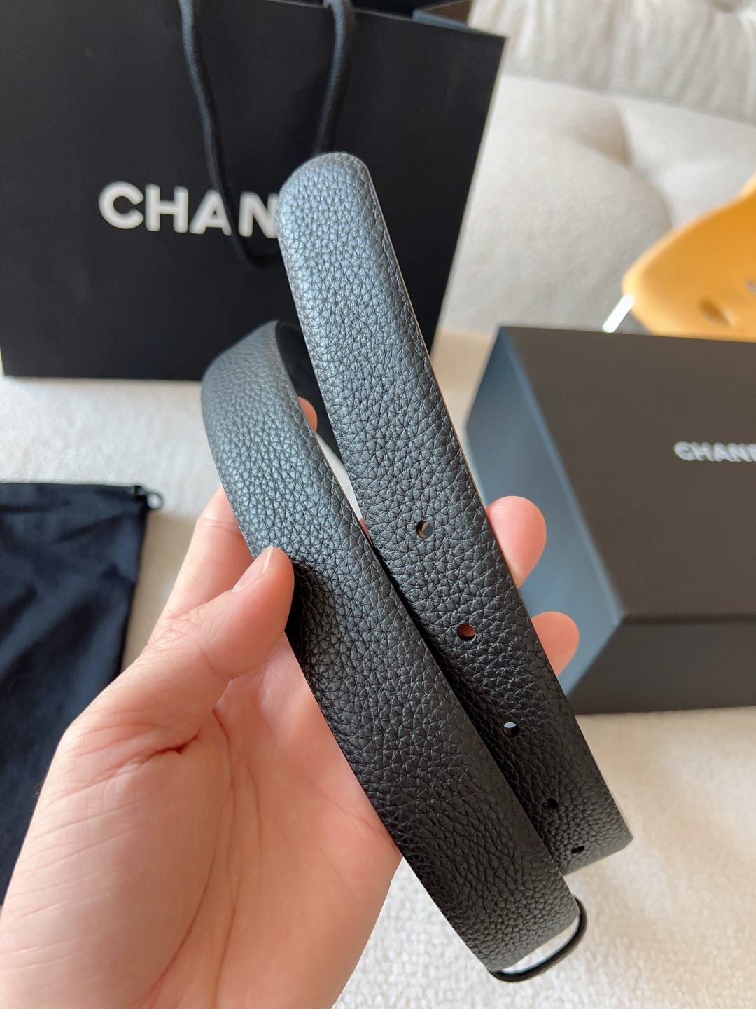 Chanel Female Basic Belt Cow Leather M-l