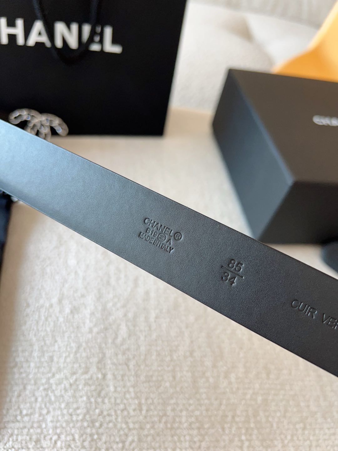 Chanel Female Basic Belt Cow Leather M-l