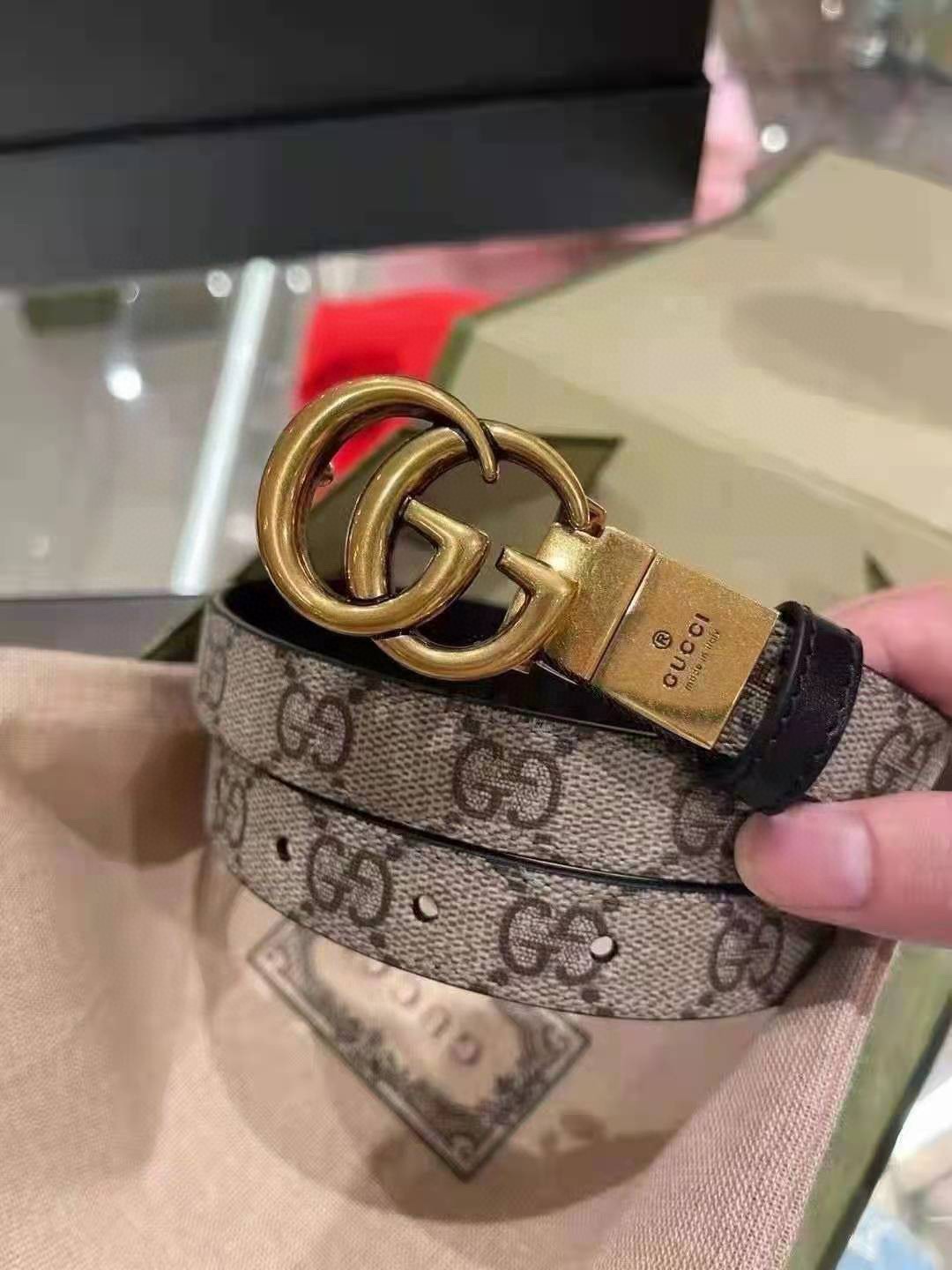 Gucci Female Leather Belt Cow Leather M