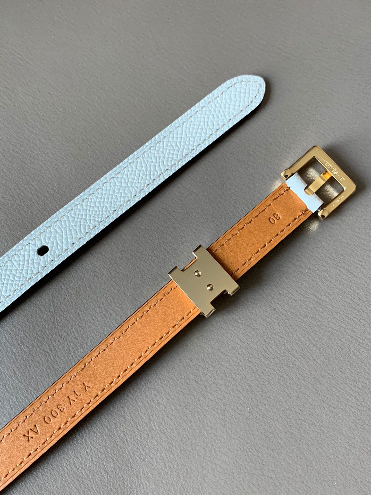 Hermès Female Leather Belt Cow Leather S-m