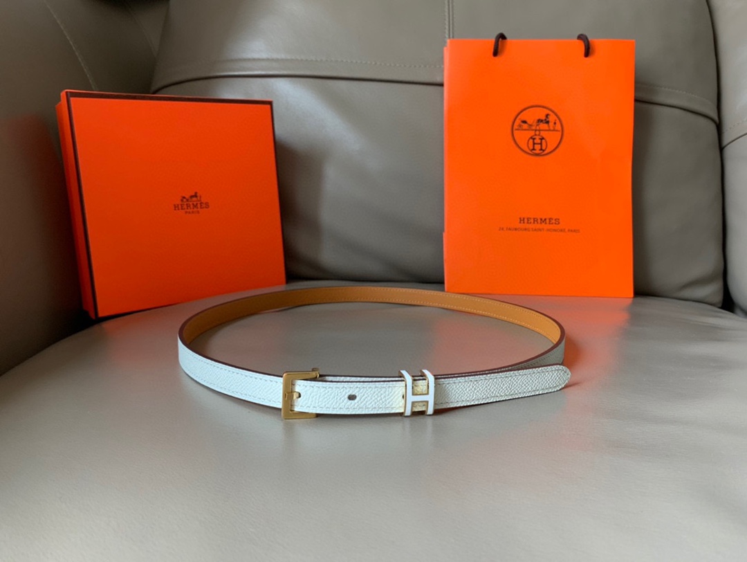 Hermès Female Leather Belt Cow Leather S-m