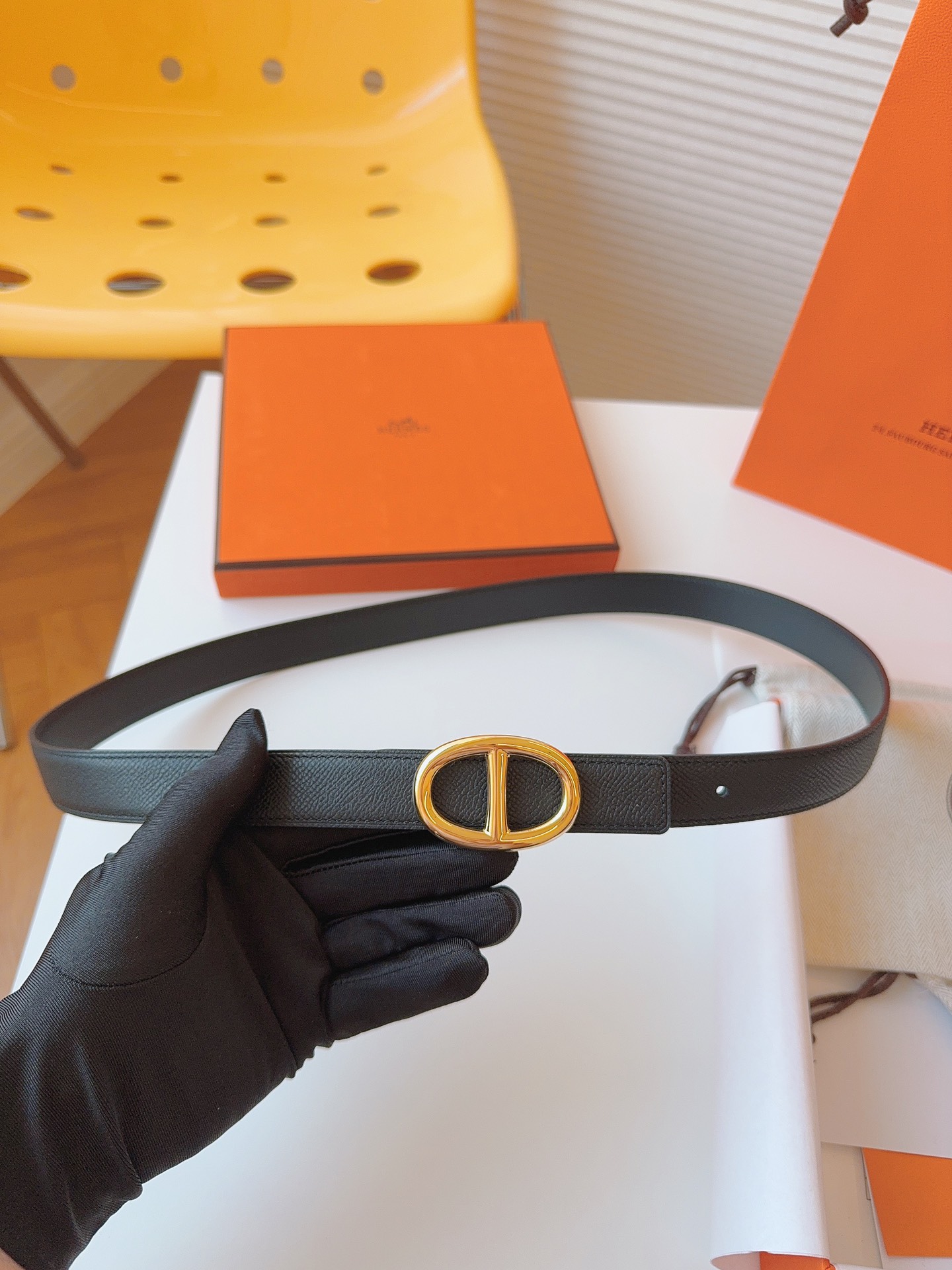 Hermès Female Basic Belt Cow Leather S-m