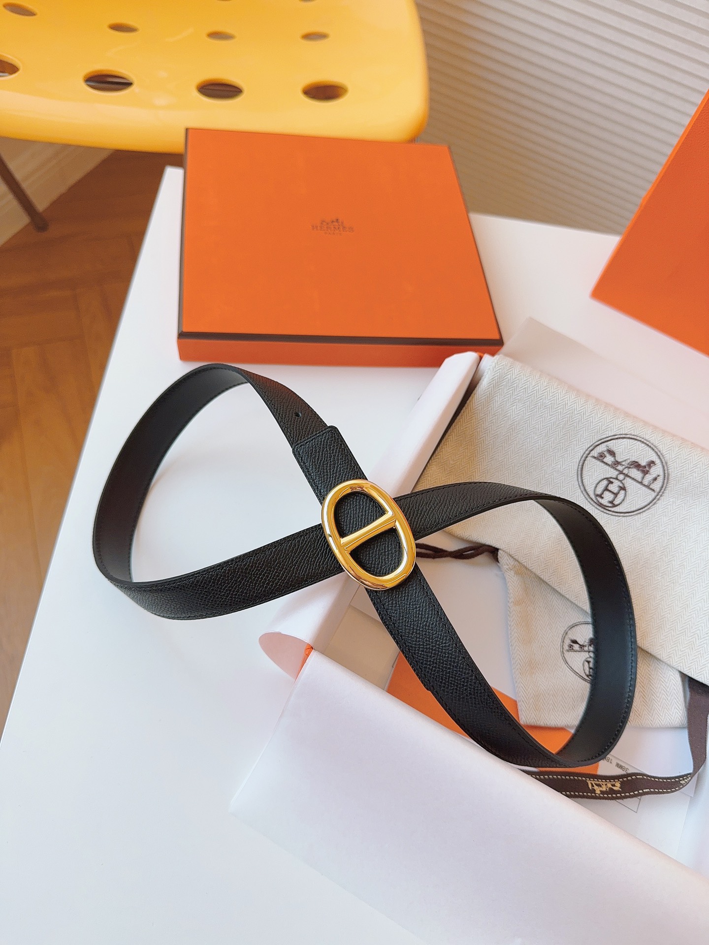 Hermès Female Basic Belt Cow Leather S-m