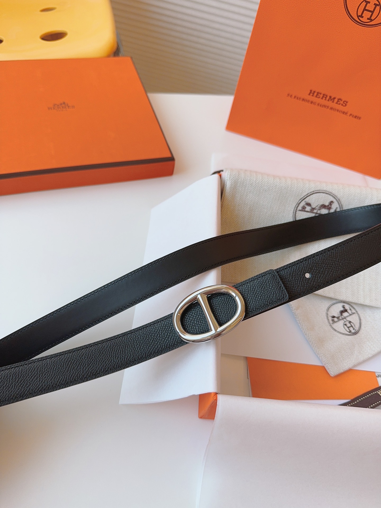 Hermès Female Basic Belt Cow Leather S-m