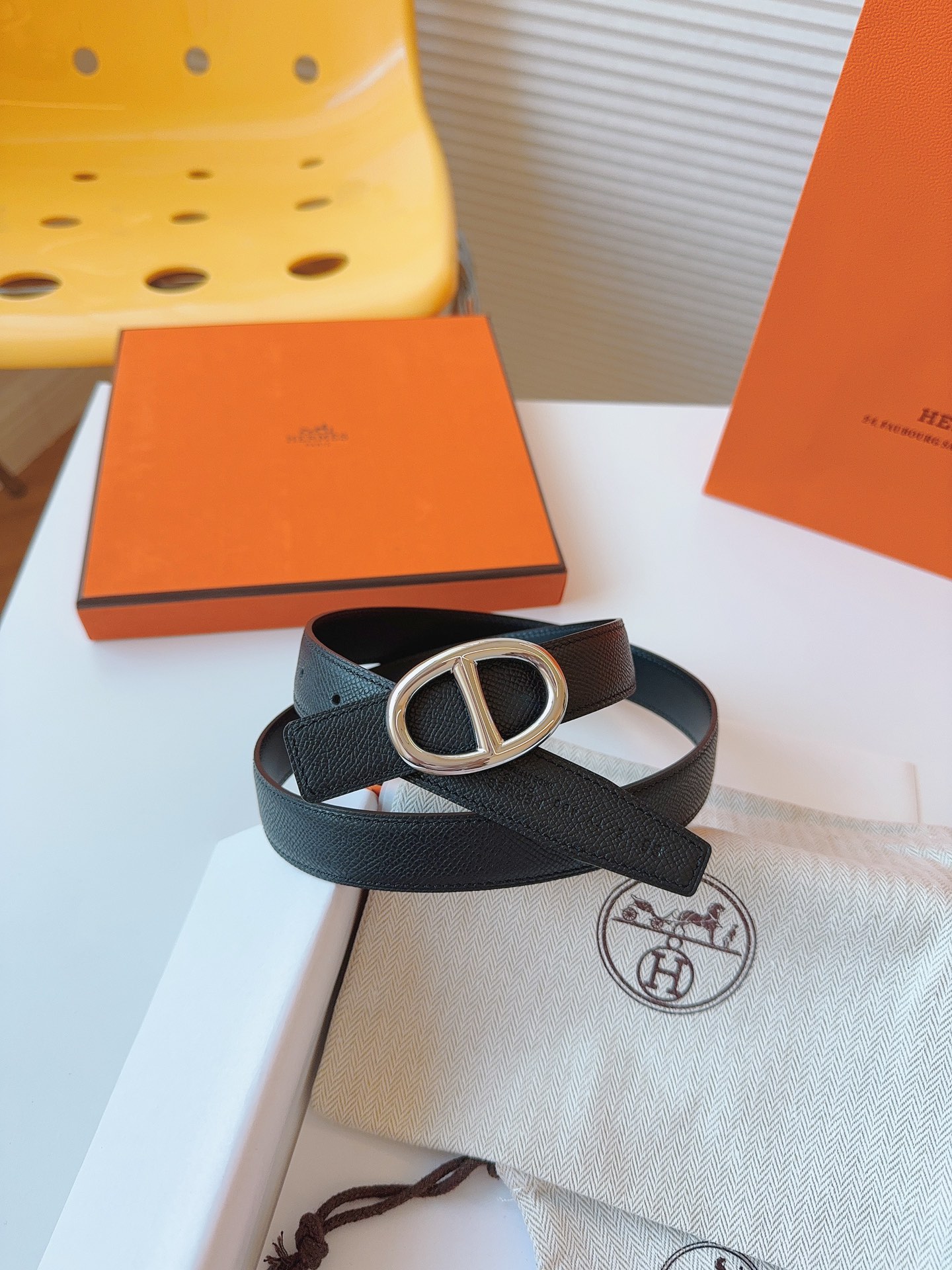 Hermès Female Basic Belt Cow Leather S-m