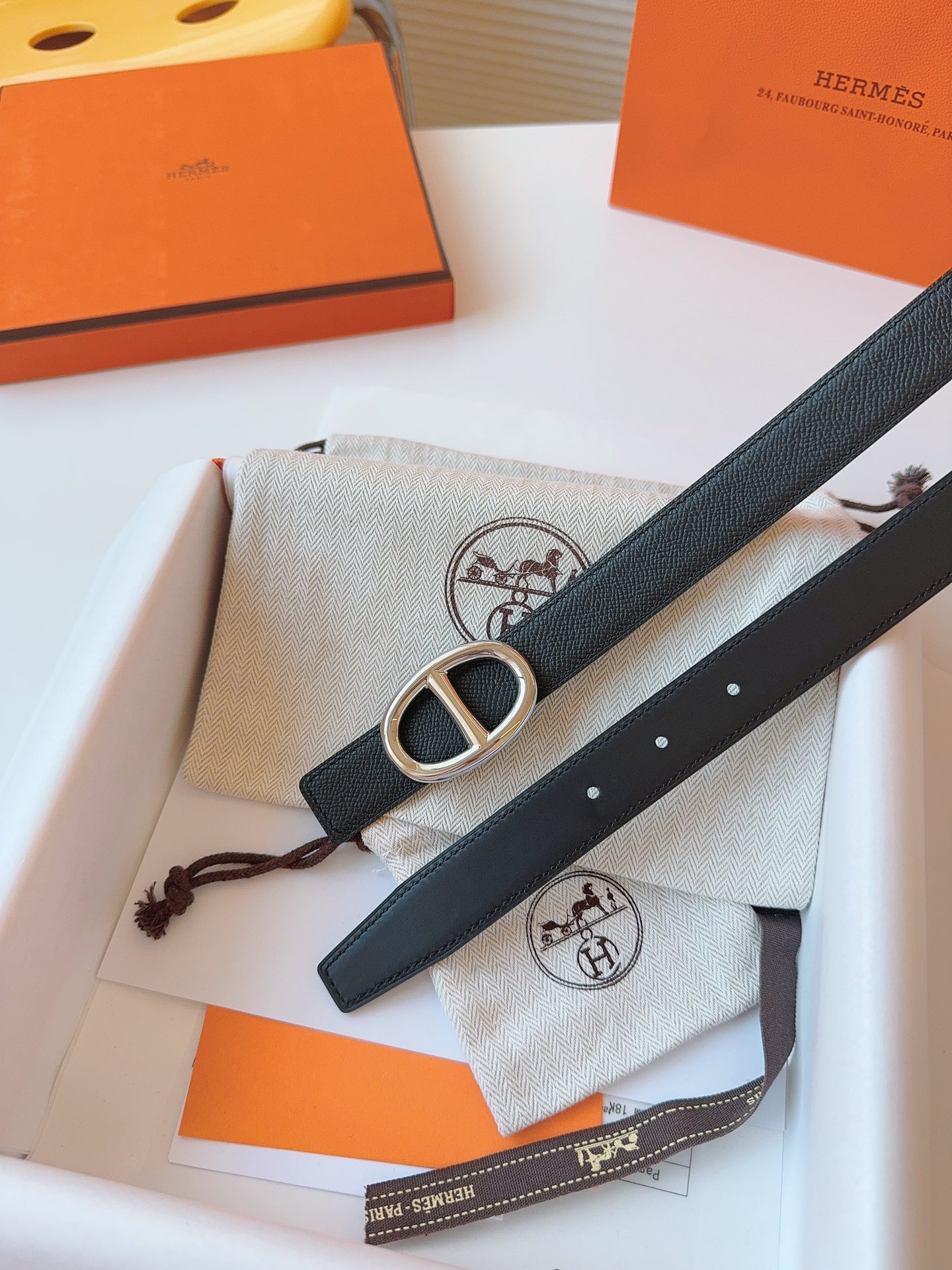 Hermès Female Basic Belt Cow Leather S-m