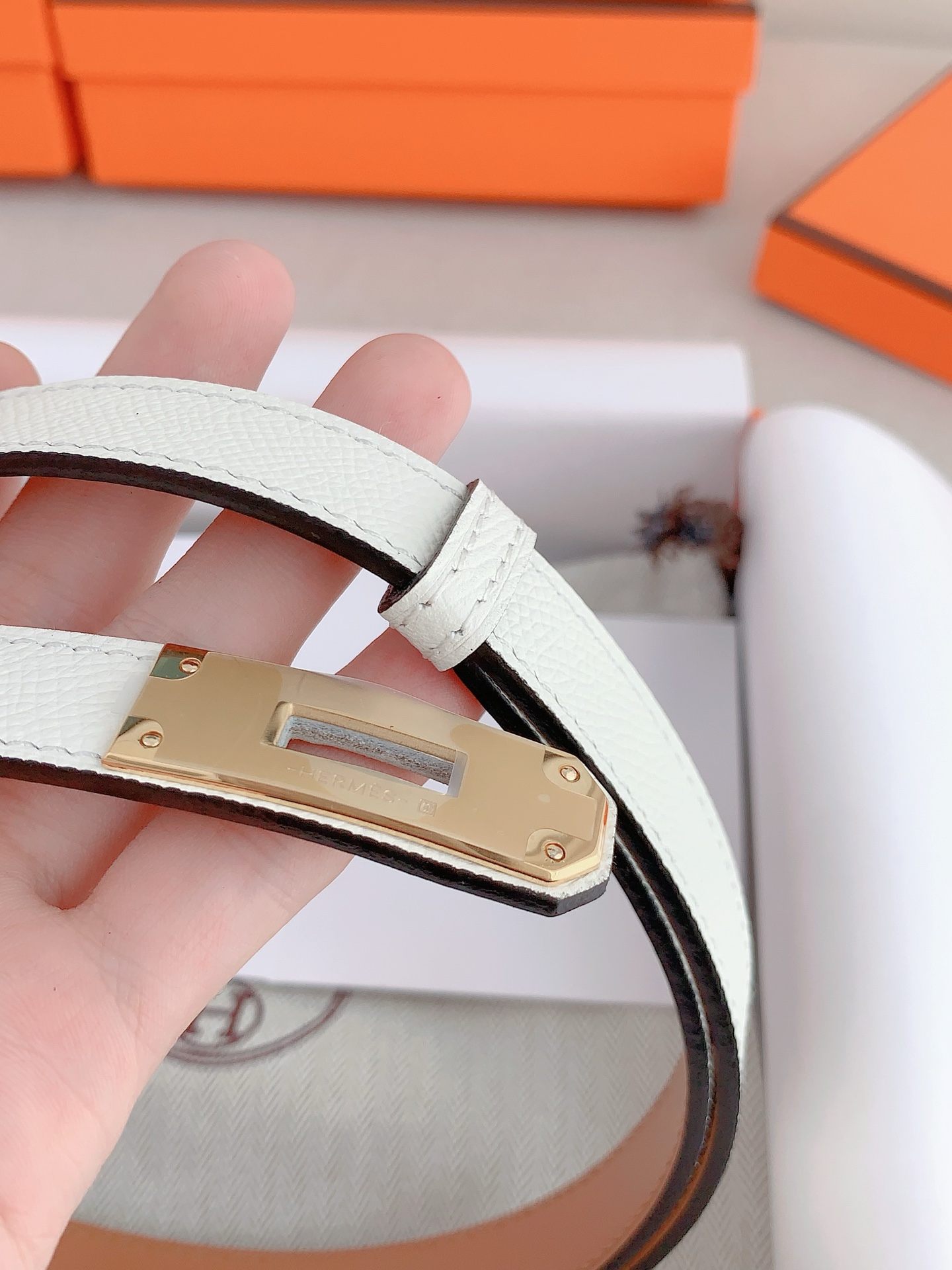 Female Leather Belt Cow Leather Adjustable S-m-l