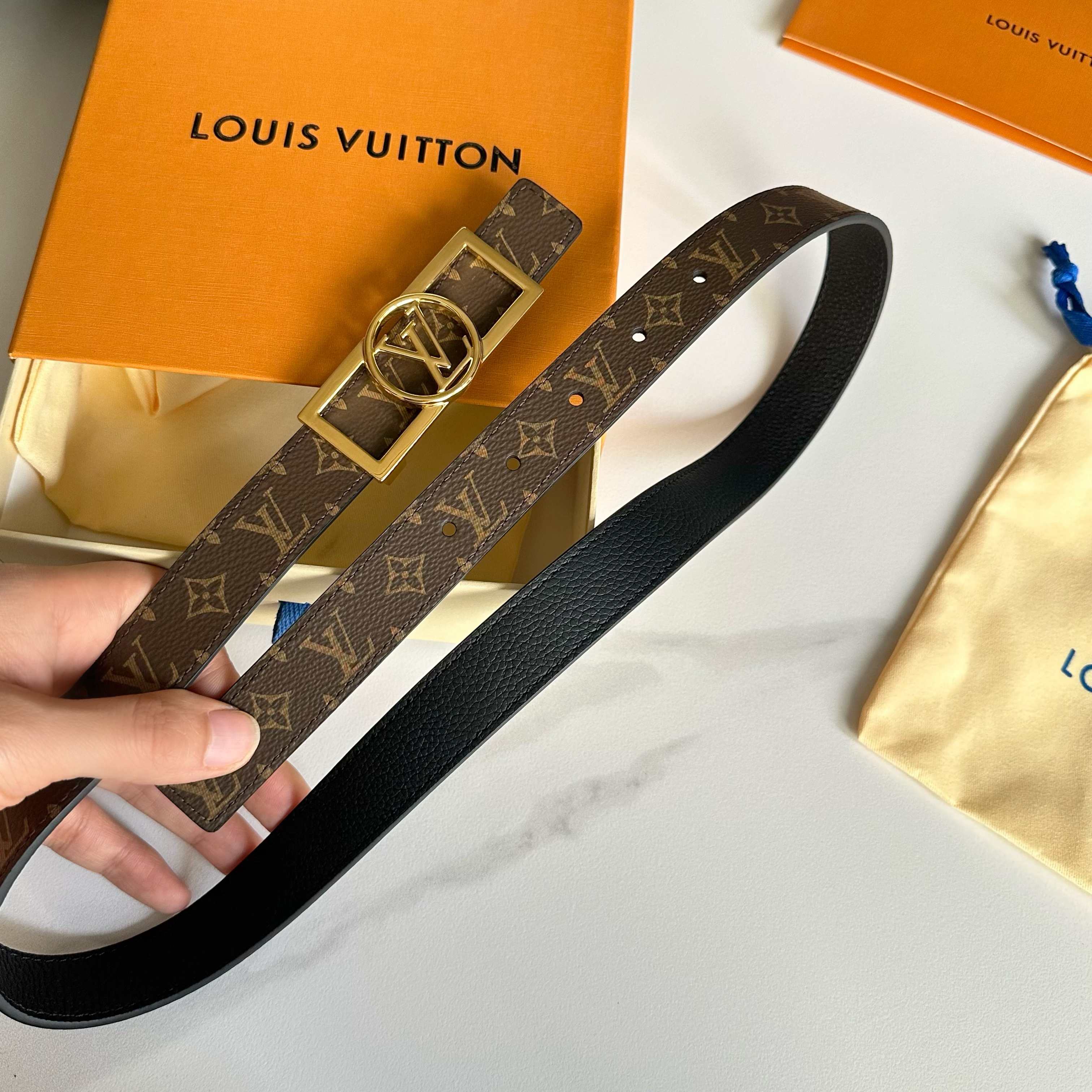 Louis Vuitton Female Basic Belt Canvas S-l