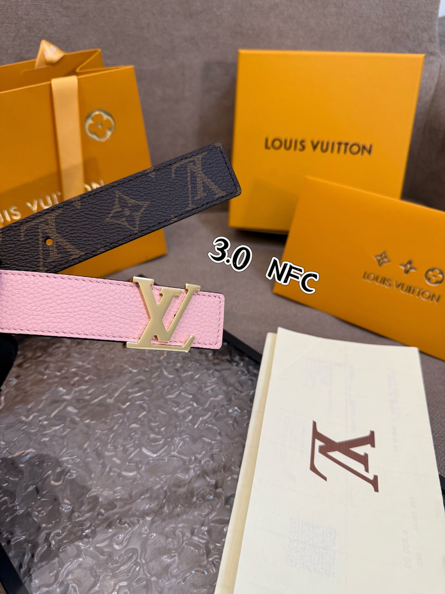 Louis Vuitton Female Basic Belt Cow Leather S-m-l