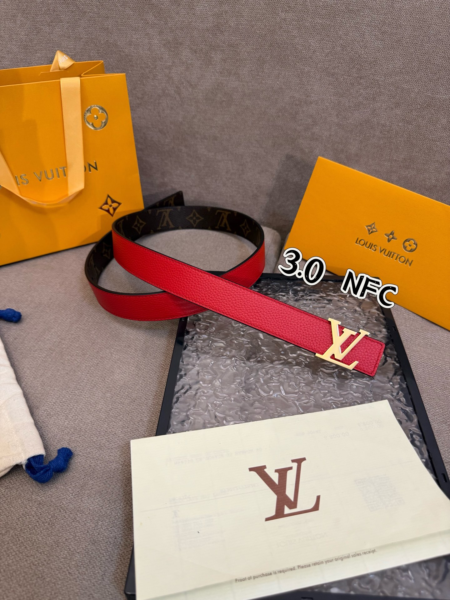 Louis Vuitton Female Basic Belt Cow Leather S-m-l