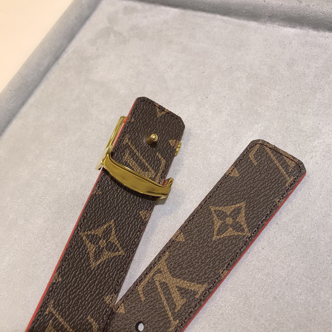 Louis Vuitton Female Basic Belt Cow Leather S-m-l