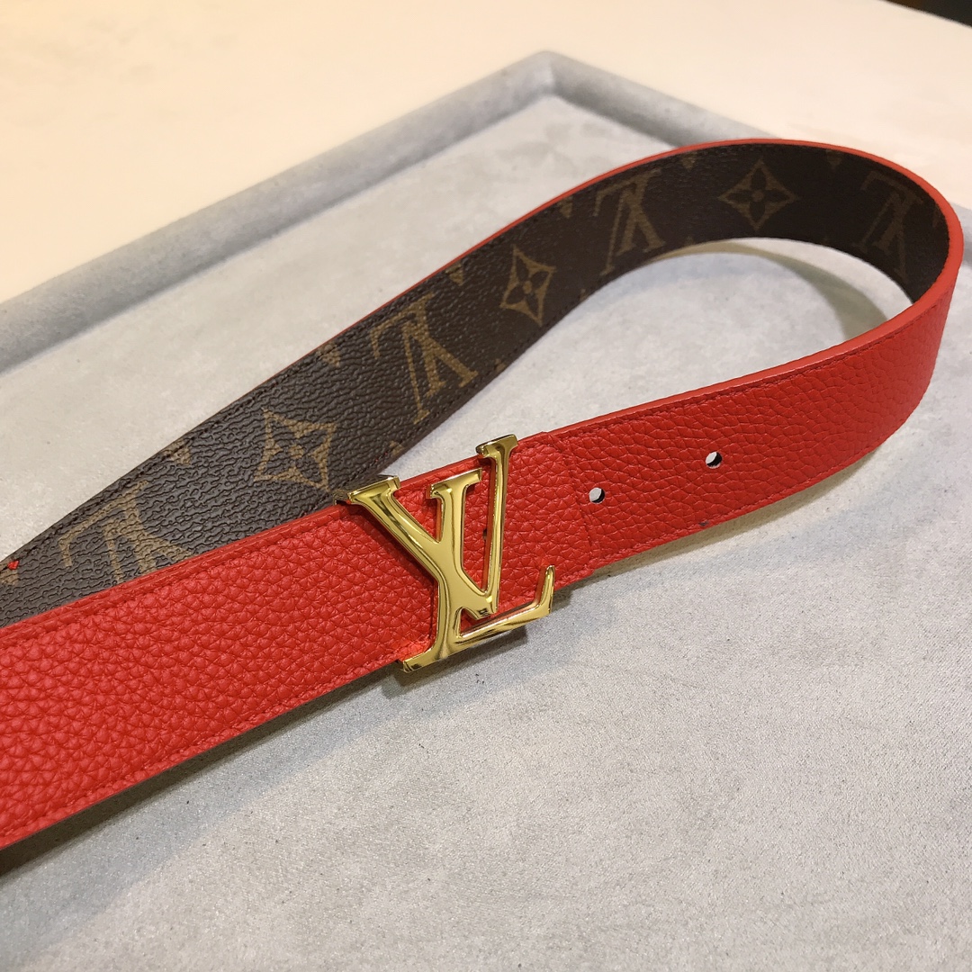 Louis Vuitton Female Basic Belt Cow Leather S-m-l