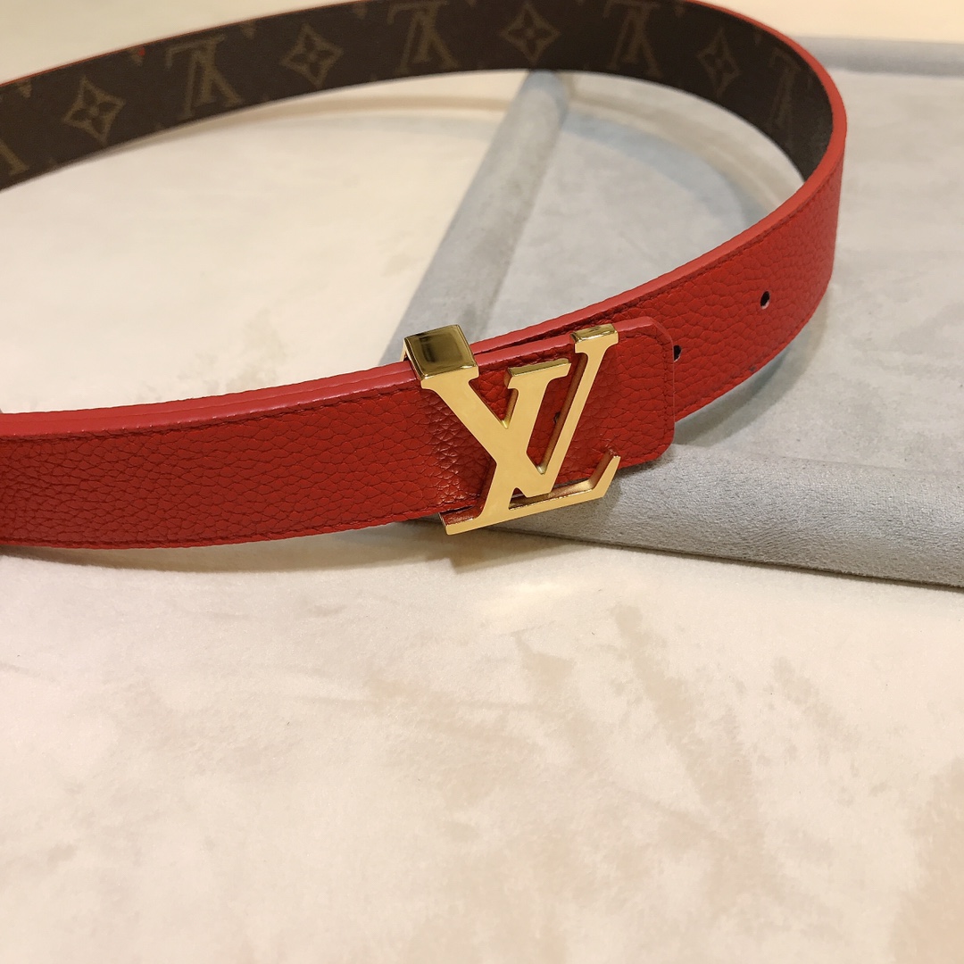 Louis Vuitton Female Basic Belt Cow Leather S-m-l