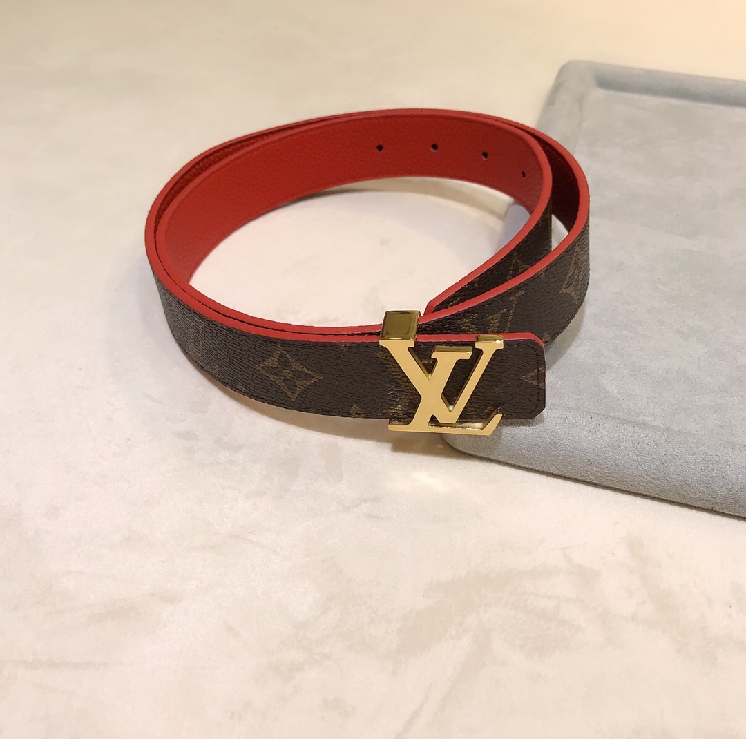 Louis Vuitton Female Basic Belt Cow Leather S-m-l