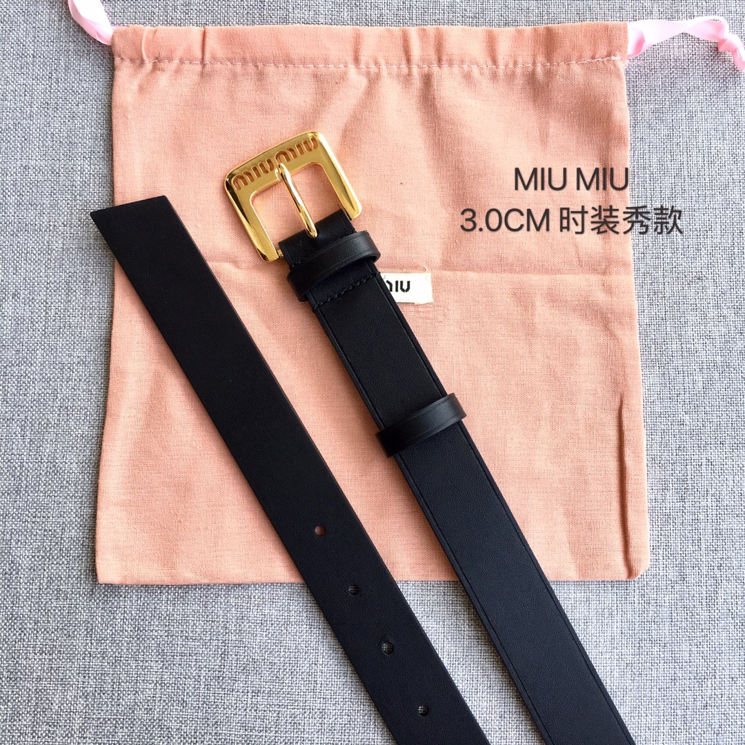 Miu Miu Female Basic Belt M