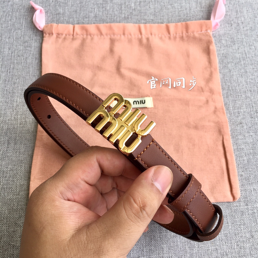 Miu Miu Female Basic Belt M
