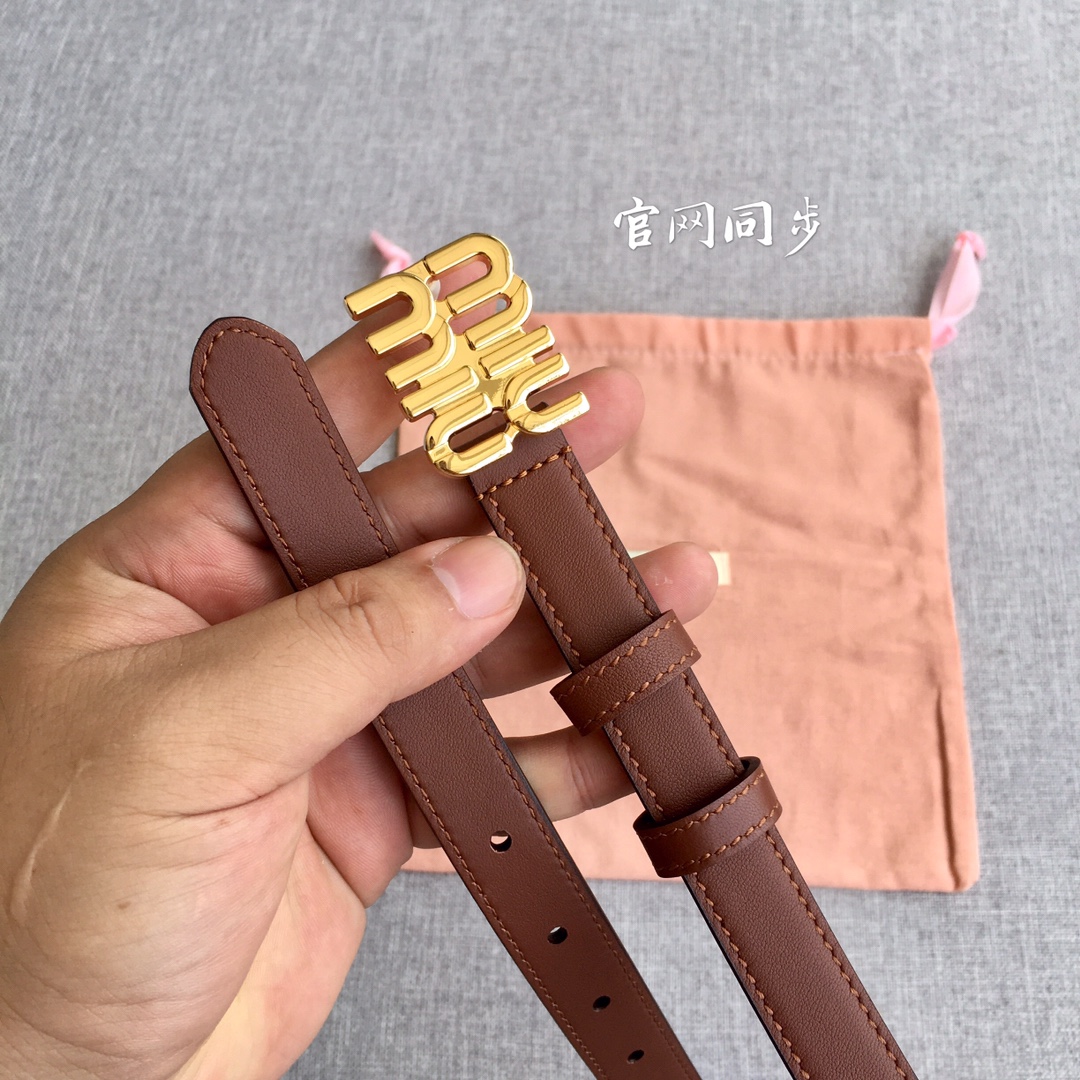 Miu Miu Female Basic Belt M