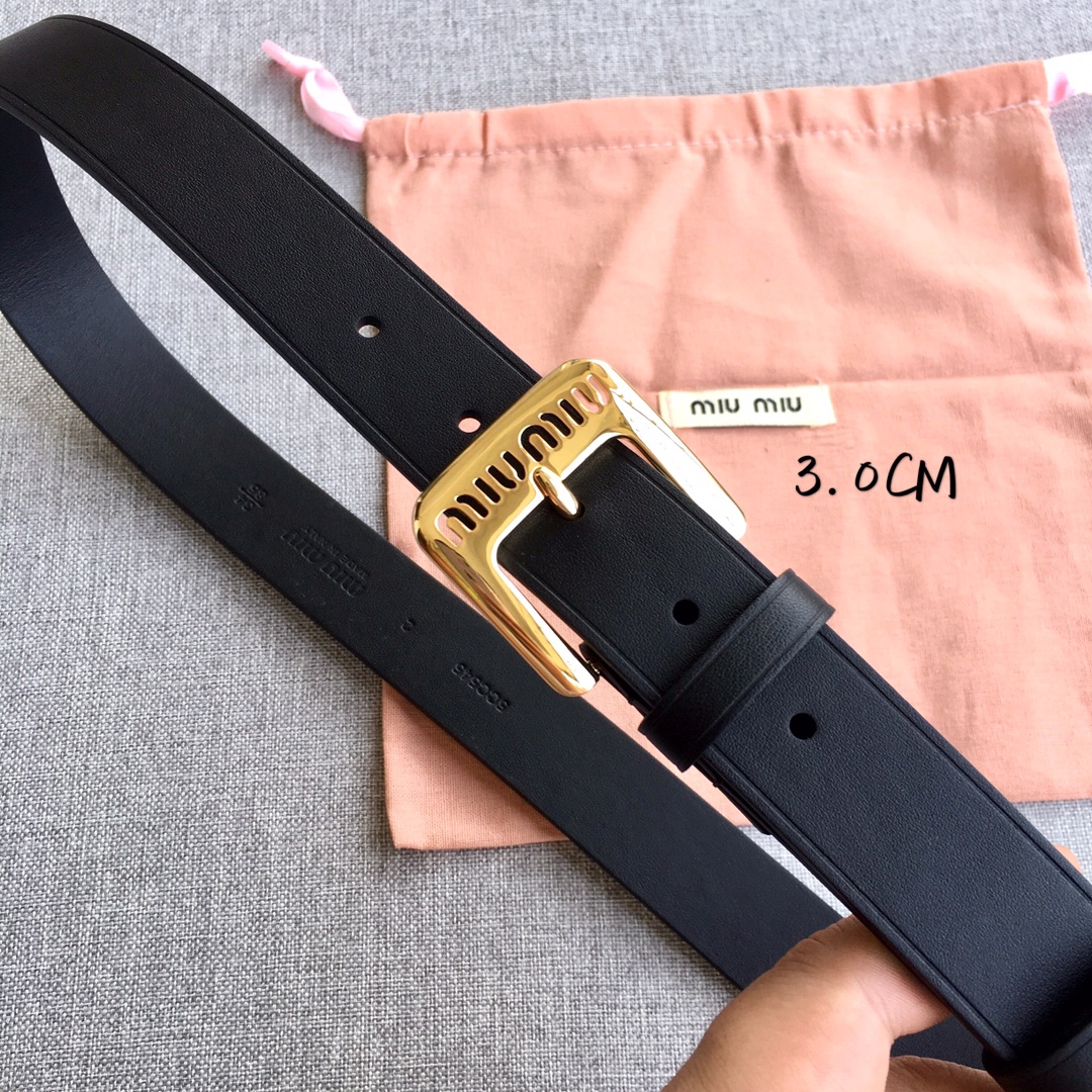 Miu Miu Female Basic Belt M