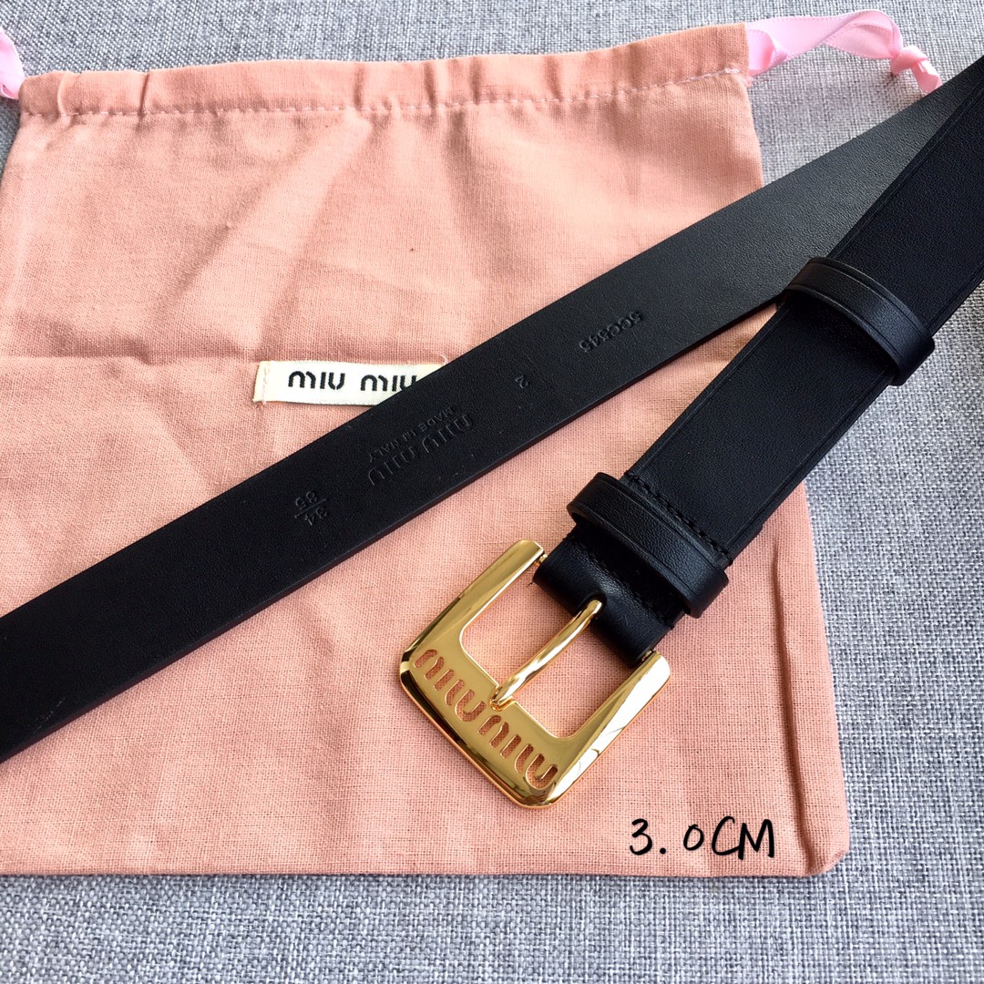 Miu Miu Female Basic Belt M
