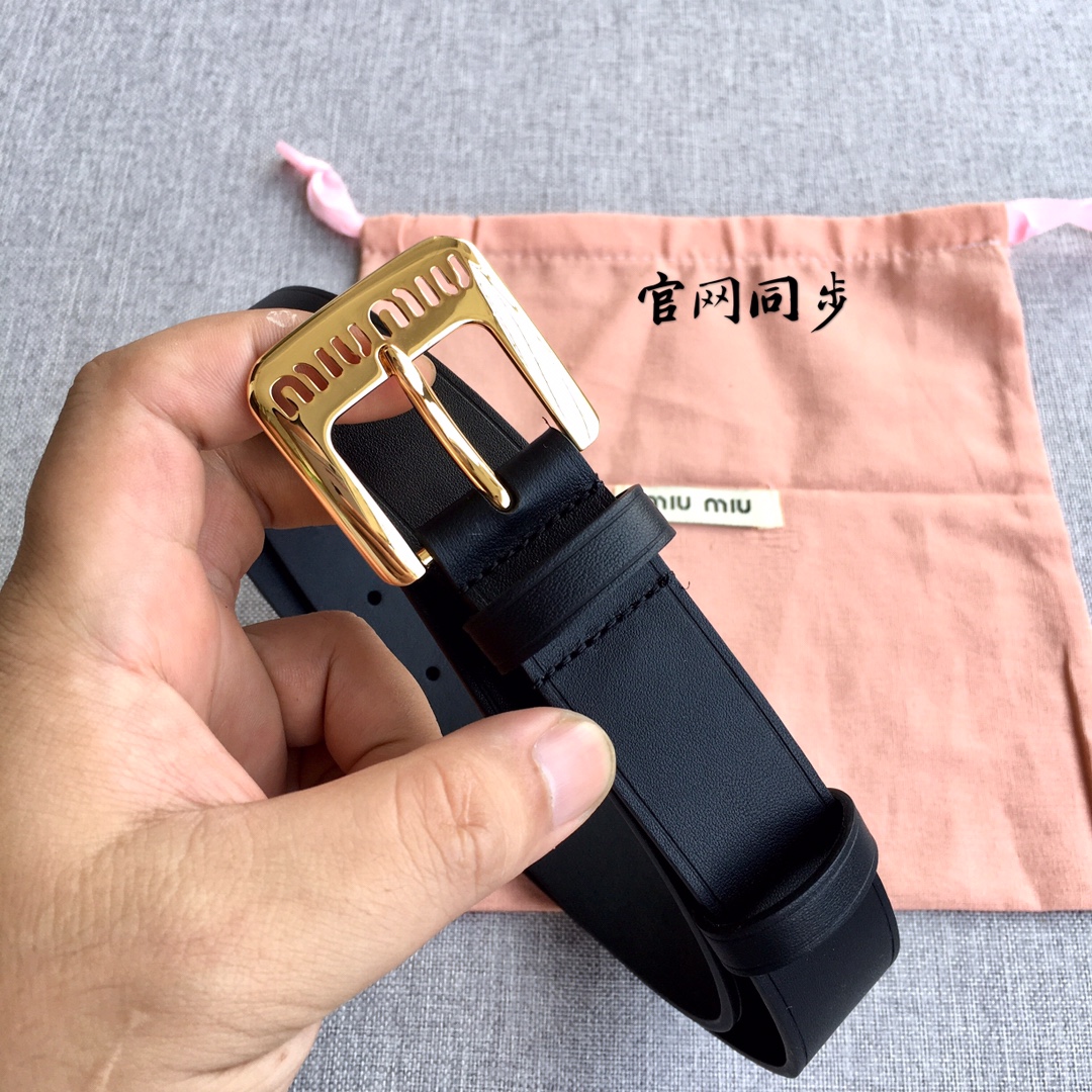 Miu Miu Female Basic Belt M