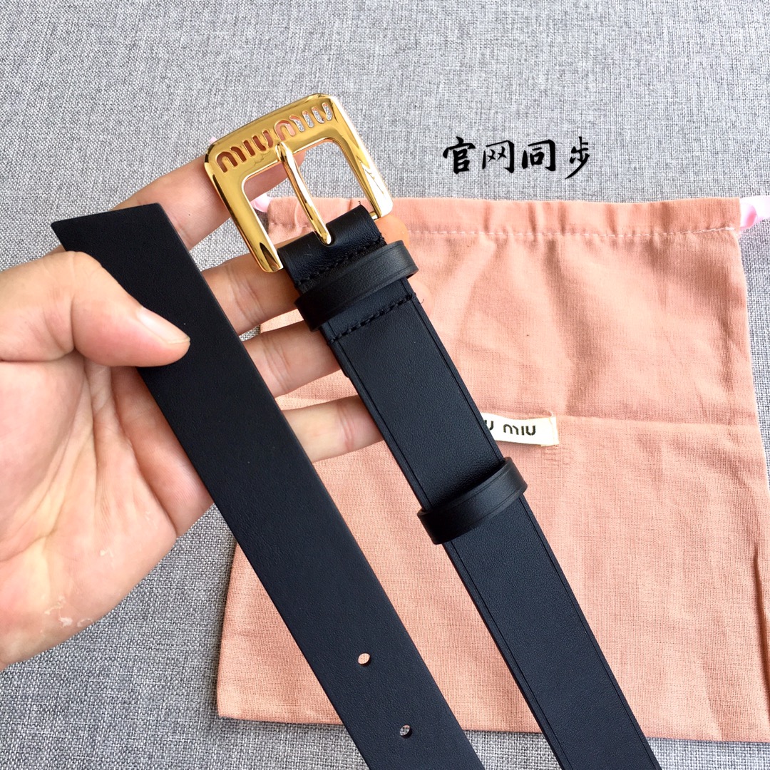 Miu Miu Female Basic Belt M