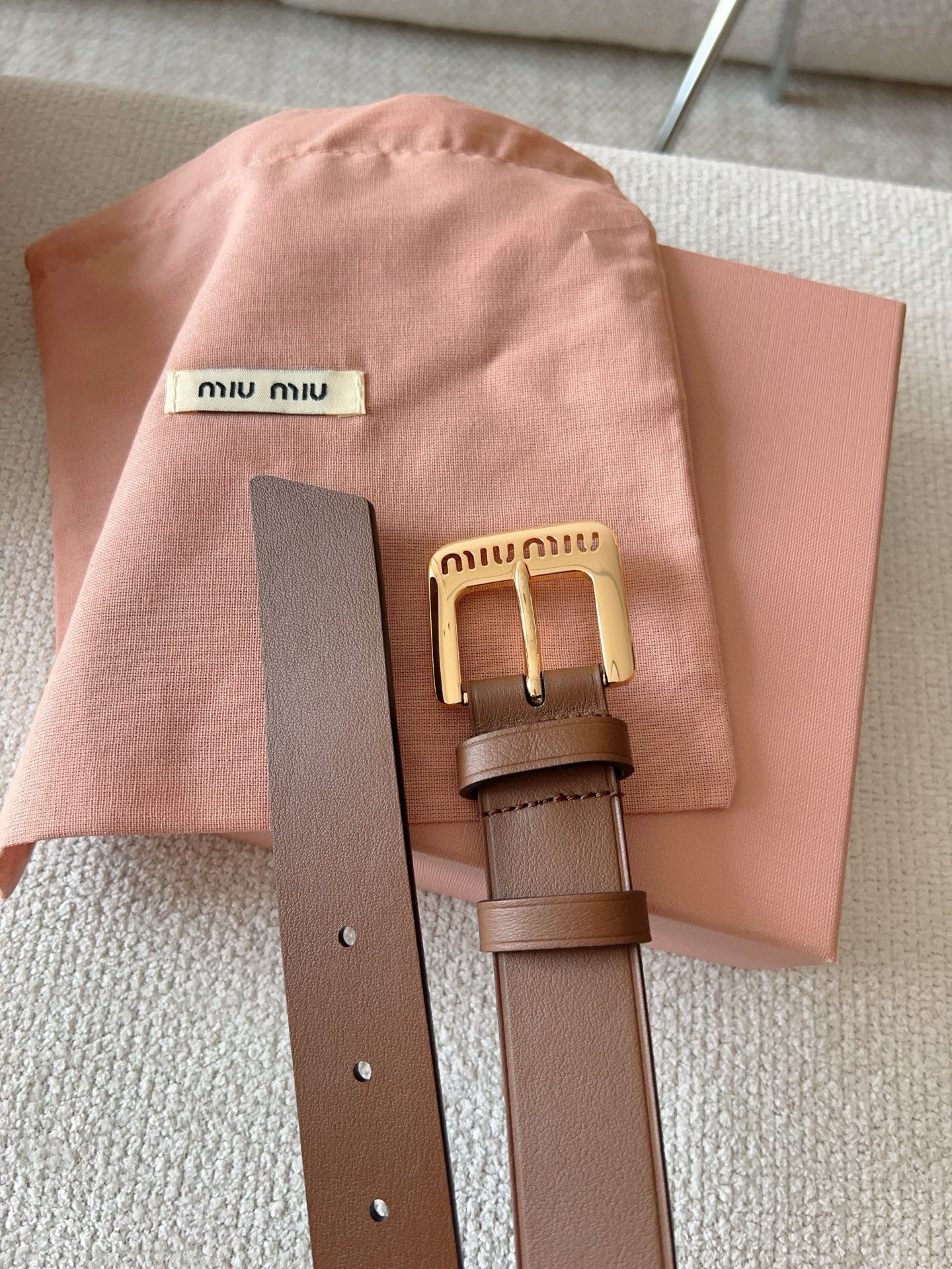 Miu Miu Female Basic Belt M