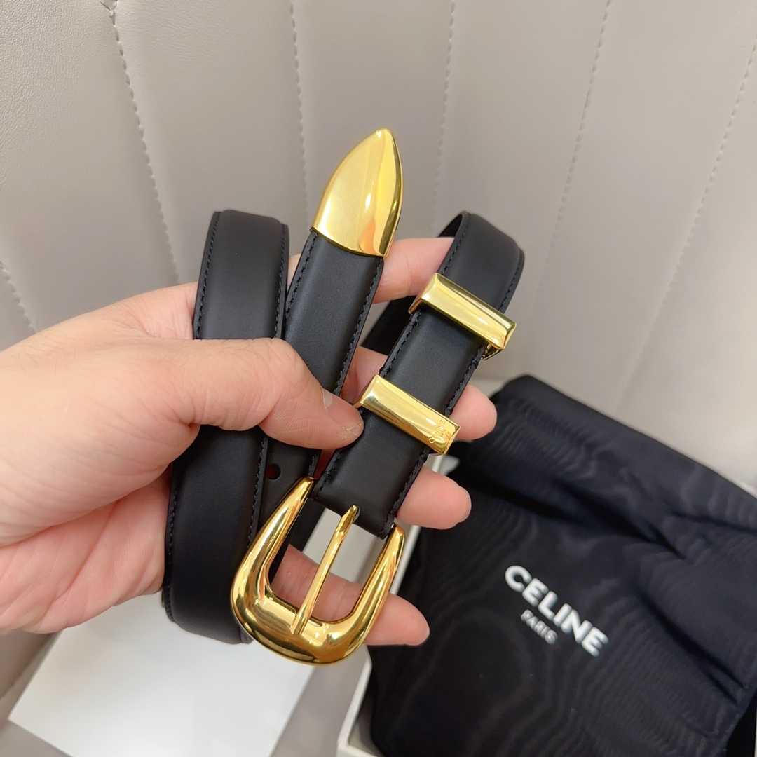 Celine Female Basic Belt Cow Leather S-l