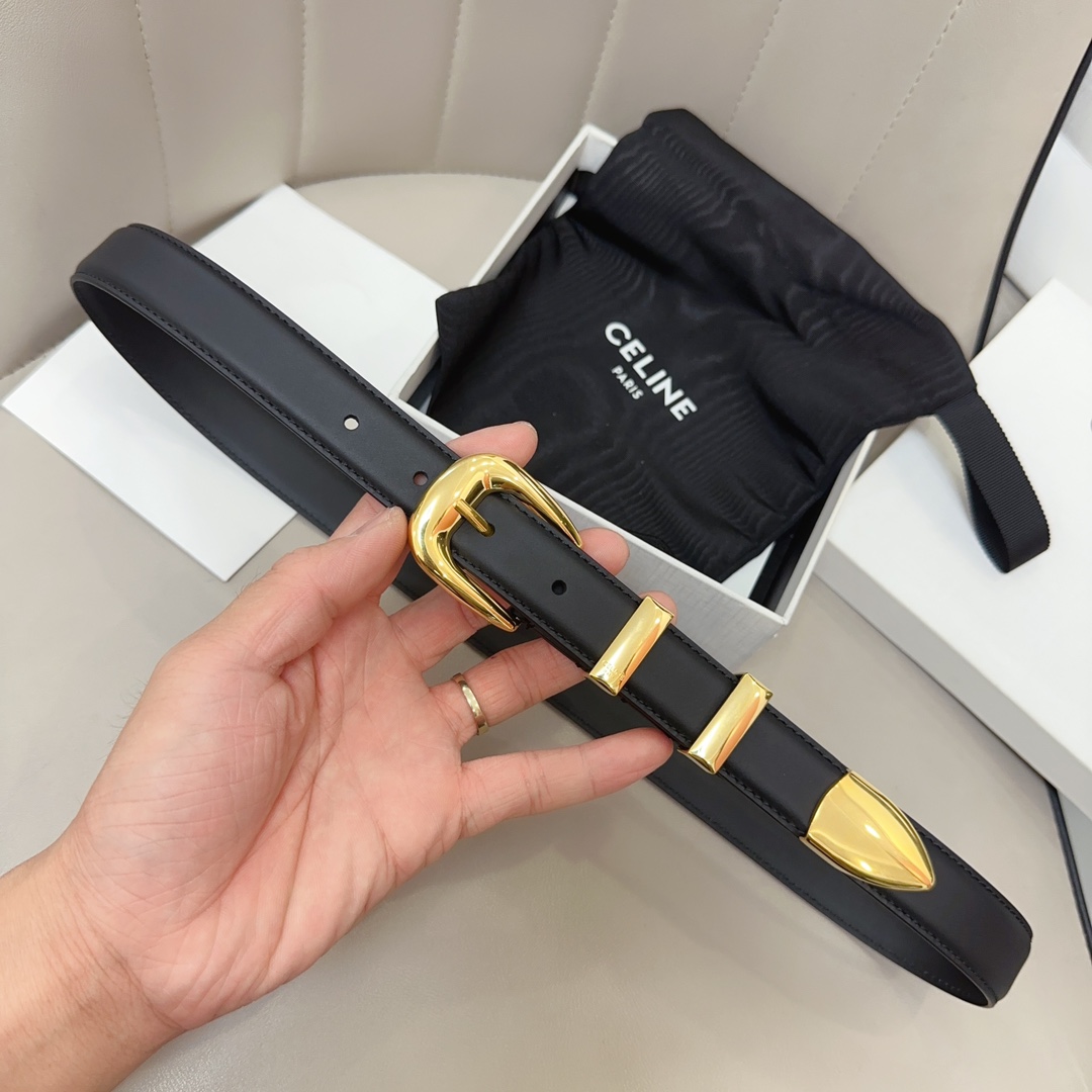 Celine Female Basic Belt Cow Leather S-l