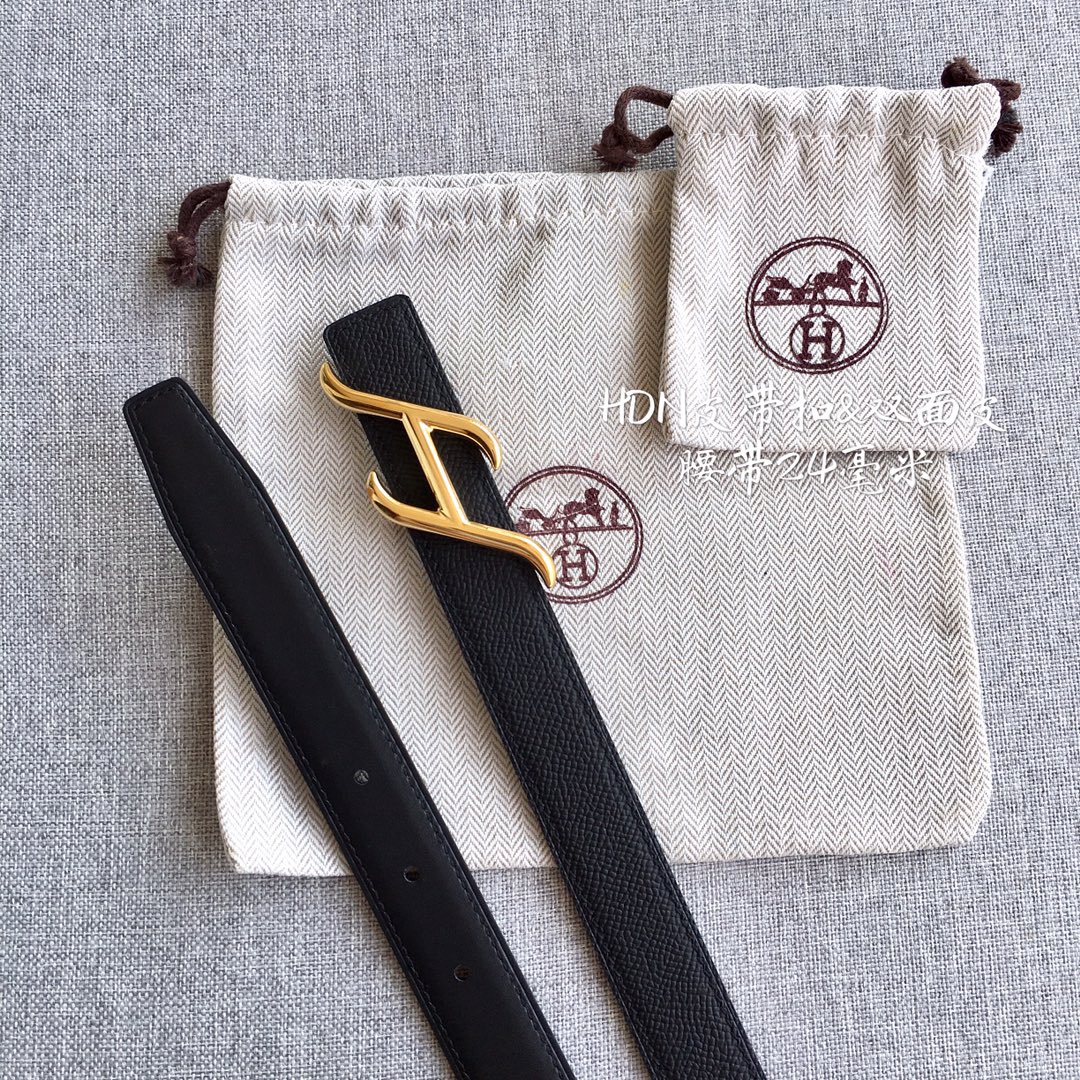 Hermès Female Basic Belt Top Grain Leather M