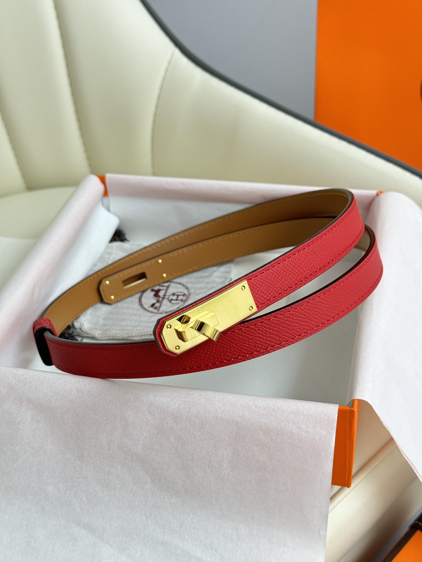 Hermès Female Basic Belt Adjustable 8mm